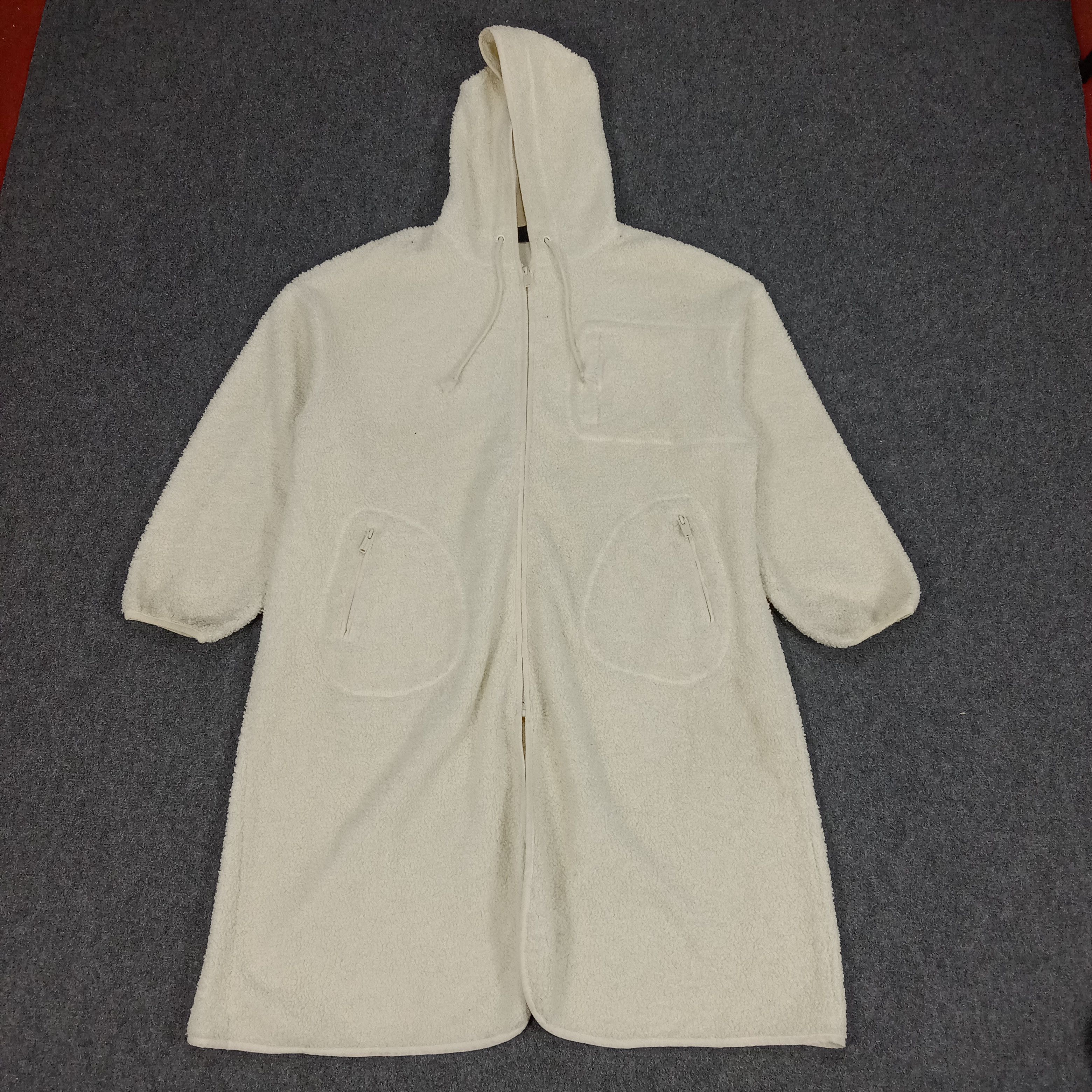 GU × Undercover × Vintage GU X Undercover Japanese Brand Sherpa Long Jacket Size US XL / EU 56 / 4 - 4 Thumbnail