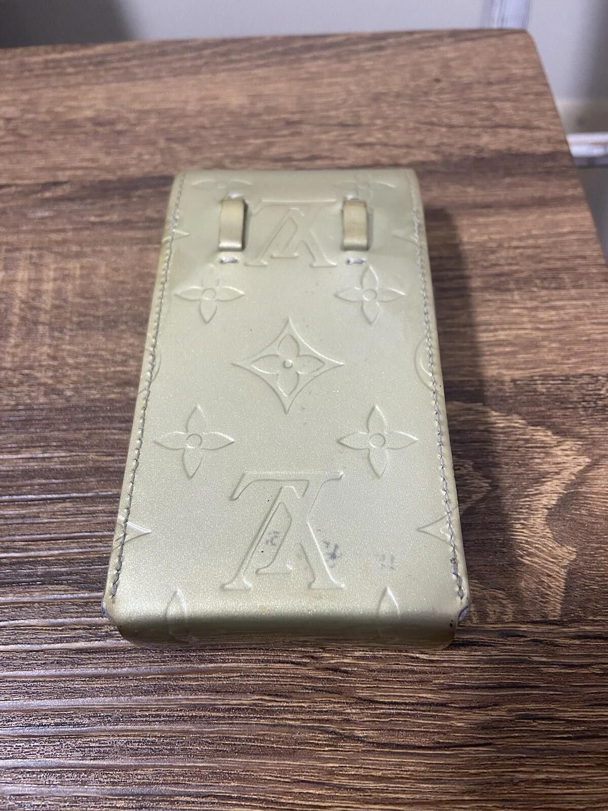 Louis Vuitton Louis Vuitton Vernis gold patent gray leather cigarette case Size ONE SIZE - 6 Thumbnail