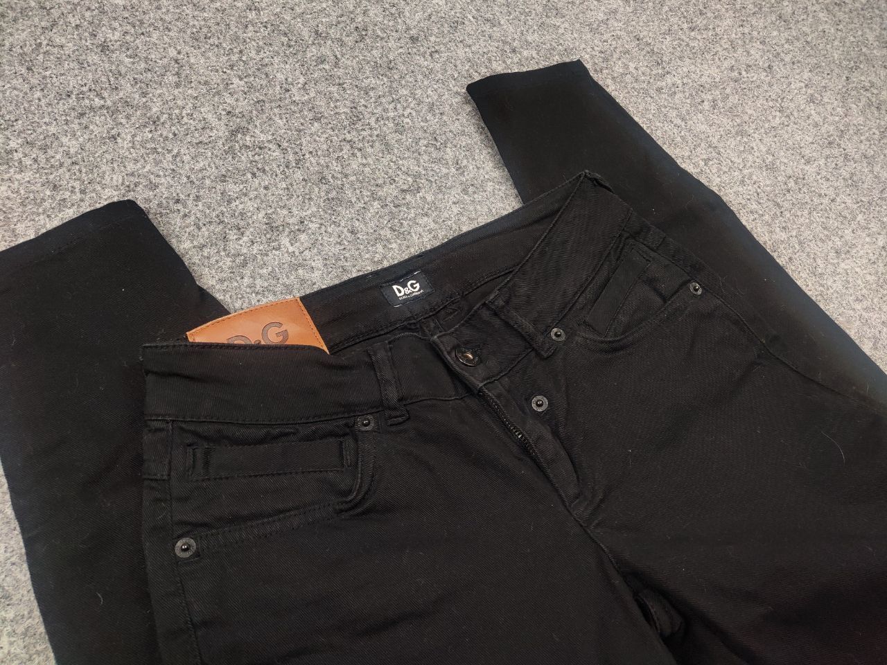 Dolce & Gabbana Dolce & Gabbana vintage black trousers Zip Ankle Slim Jeans Size 25" / US 0 / IT 36 - 8 Thumbnail