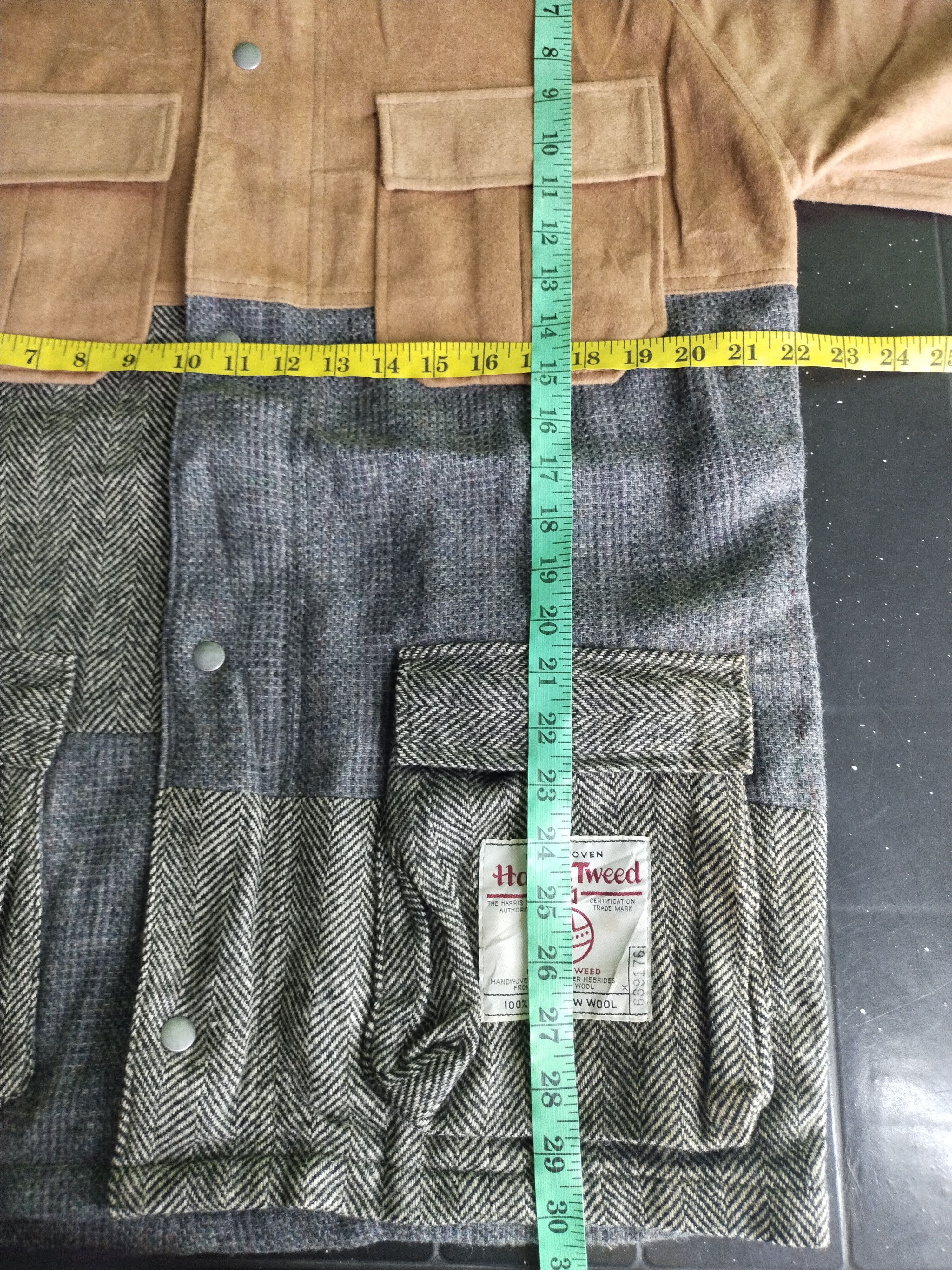 Harris Tweed × If Six Was Nine × Vintage Harris Tweed KMK Pure New Wool Hoodie Jacket Size US M / EU 48-50 / 2 - 10 Thumbnail