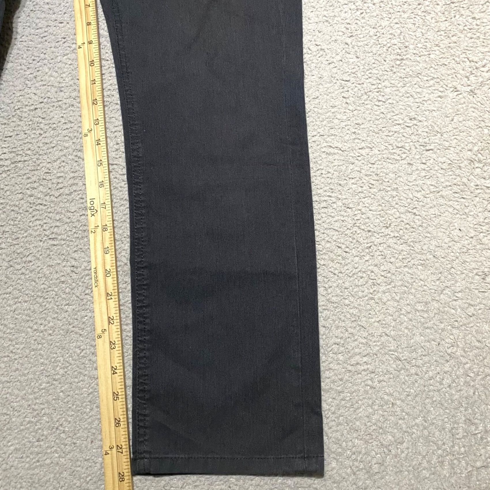 English Laundry English Laundry Jeans 32x30 Gray Straight Leg Mid Rise Medium Wash 5-Pocket Design Regular Mens Size 24" / US 00 / IT 34 - 6 Thumbnail