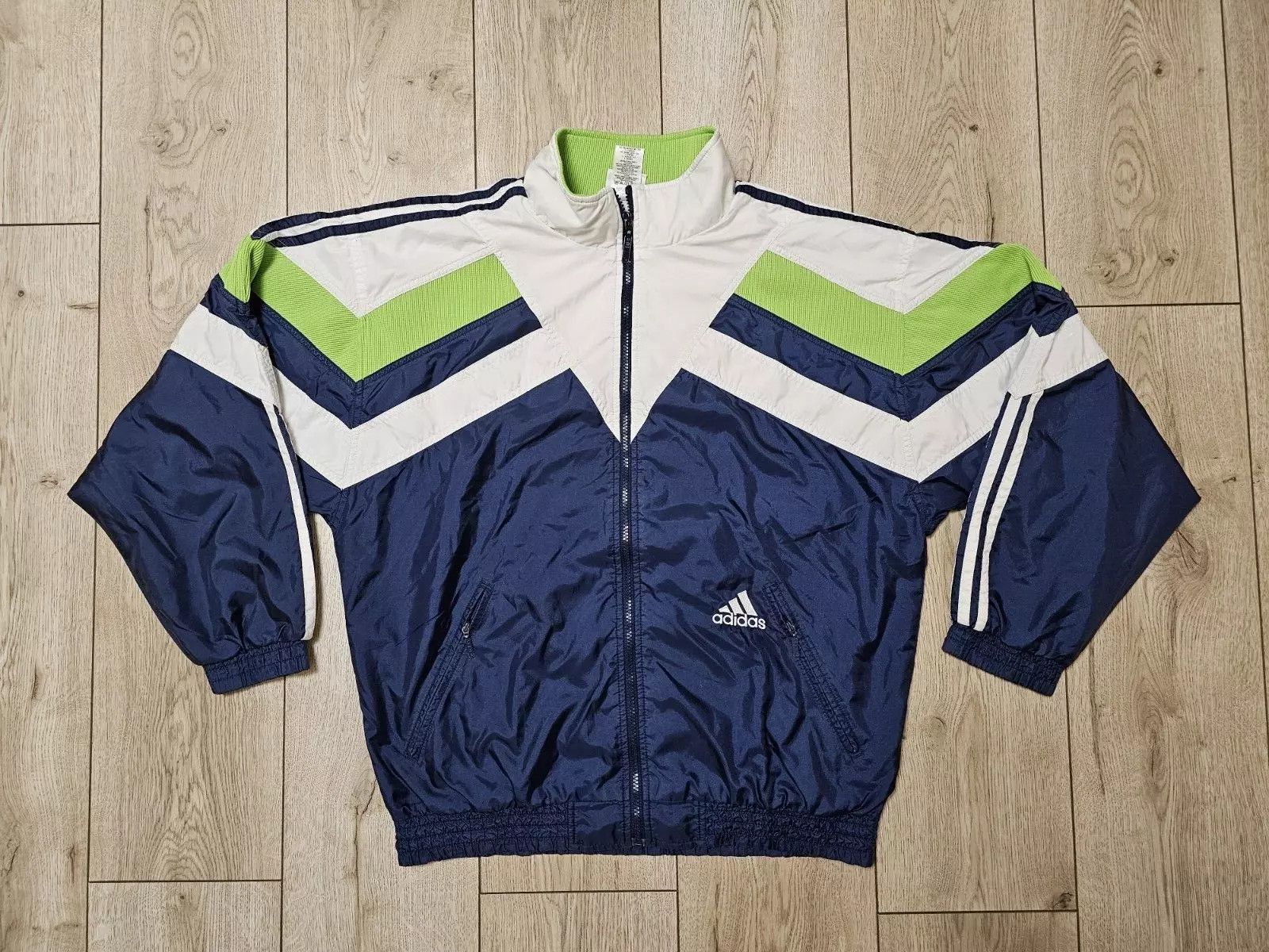 Adidas × Vintage ADIDAS VINTAGE NEYLON JACKET Y2K 00s SOCCER TRAINING JACKET Size US M / EU 48-50 / 2 - 1 Thumbnail