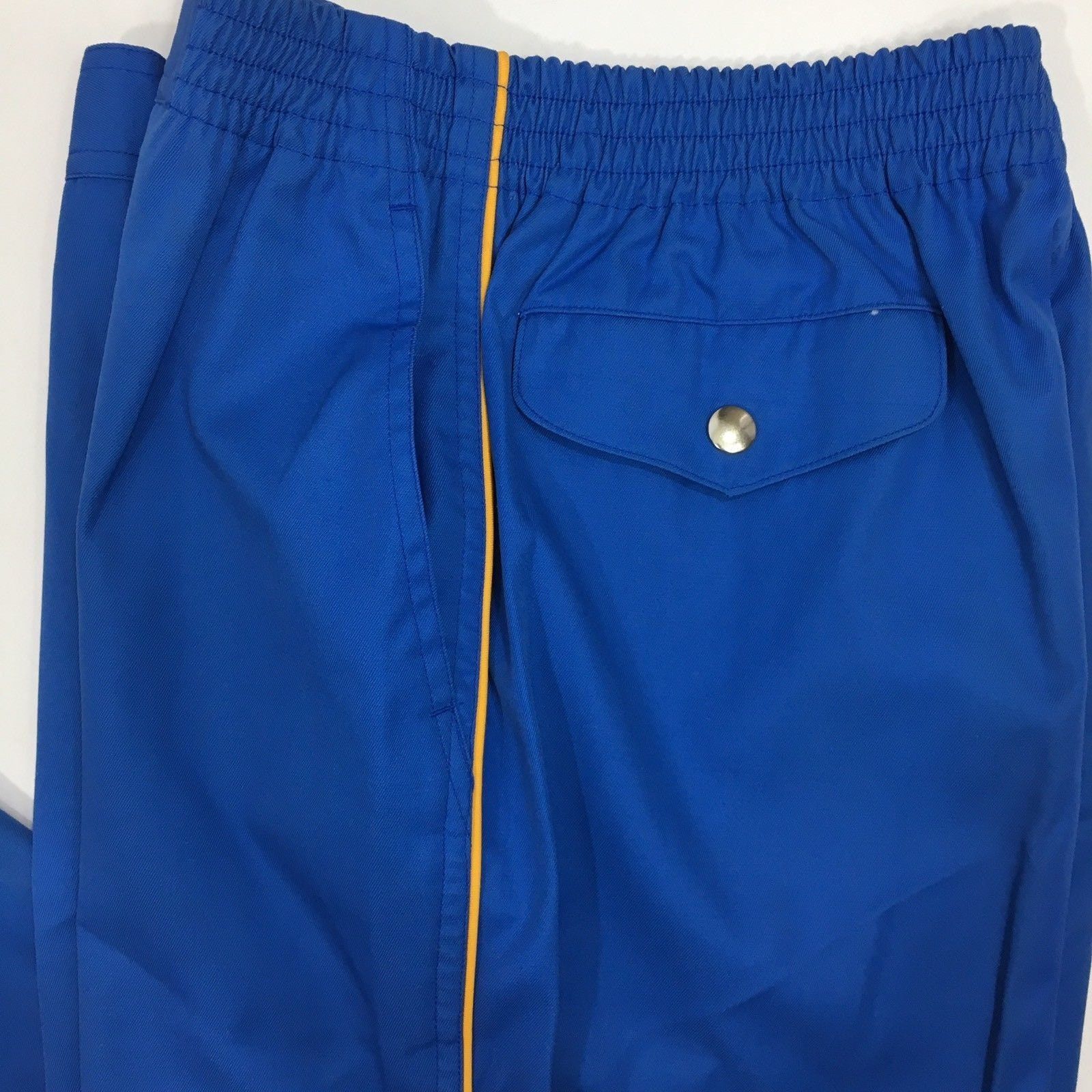 Other 2 pc Vtg Pierre Bonee Blue Gabardine Yellow Track Suit Size US M / EU 48-50 / 2 - 8 Thumbnail