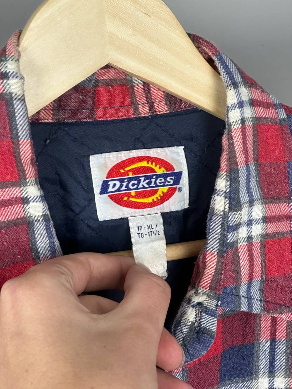 Dickies Vintage 90s Dickies Shirt Plaid Flannel Insulated Size US XL / EU 56 / 4 - 5 Thumbnail