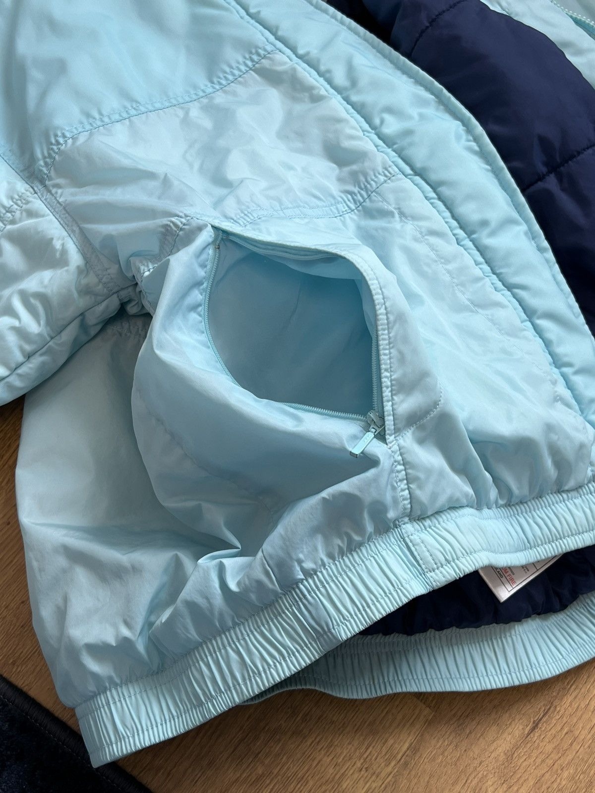 Vintage Nike blue vintage jacket turquoise big swoosh RARE Size M / US 6-8 / IT 42-44 - 13 Thumbnail