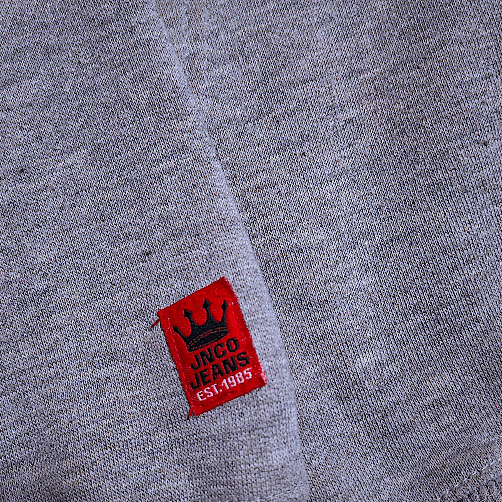 image of Jnco Skull Hoodie in Grey, Men's (Size Medium)