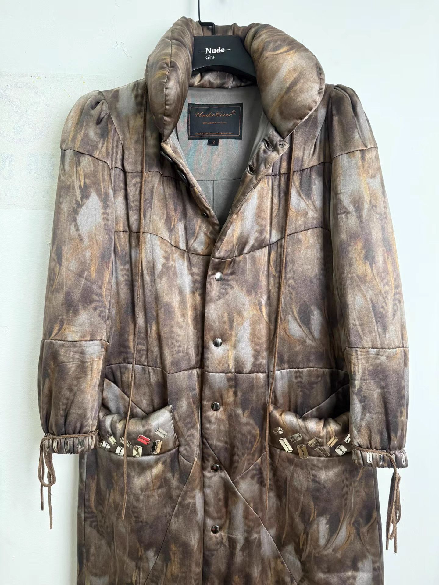Undercover UNDERCOVER 100% Silk Coat with Blade Decorations K20 Size US M / EU 48-50 / 2 - 8 Thumbnail