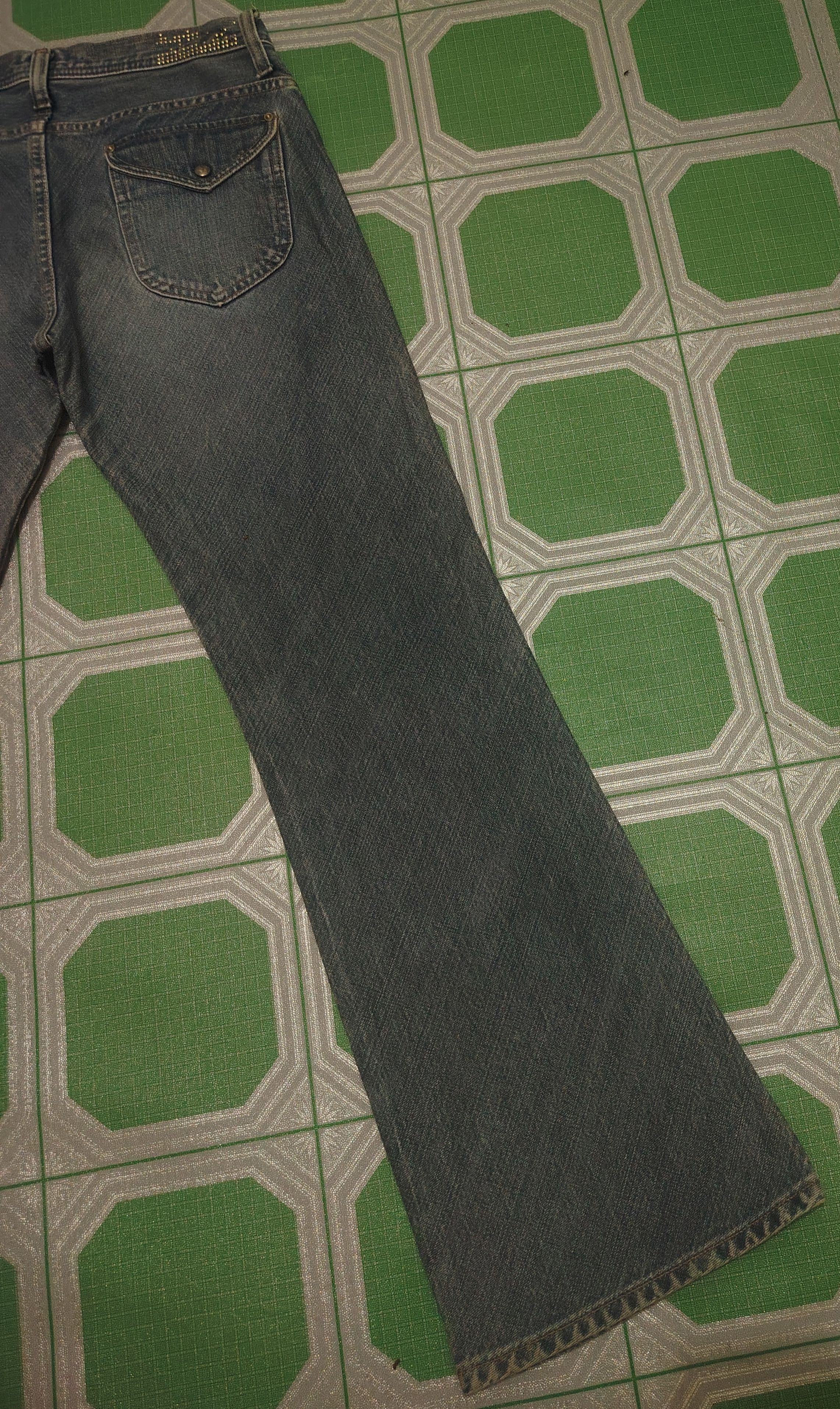 If Six Was Nine Japanese Lee Exclusive Flared Jeans Size US 31 - 16 Thumbnail