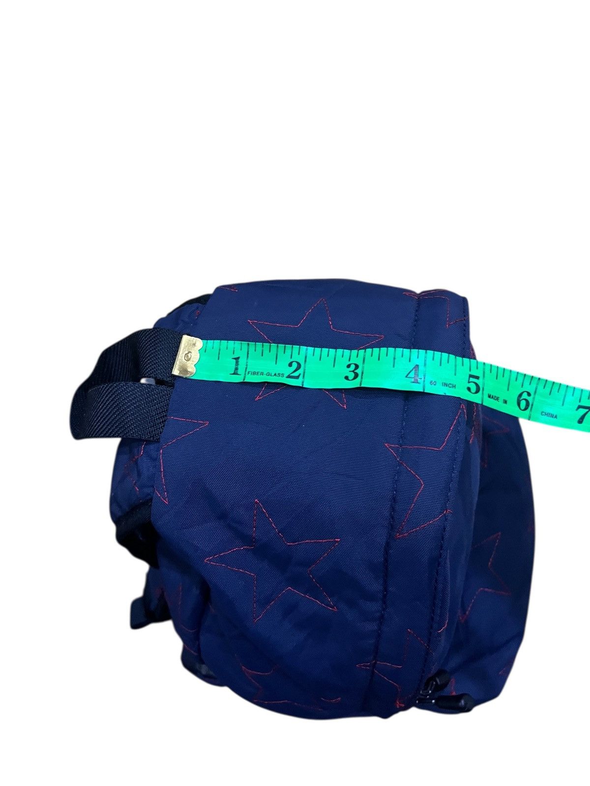 Japanese Brand VINTAGE SAZABY NYLON BACKPACK BLUE STAR RED DESIGN Size ONE SIZE - 17 Thumbnail