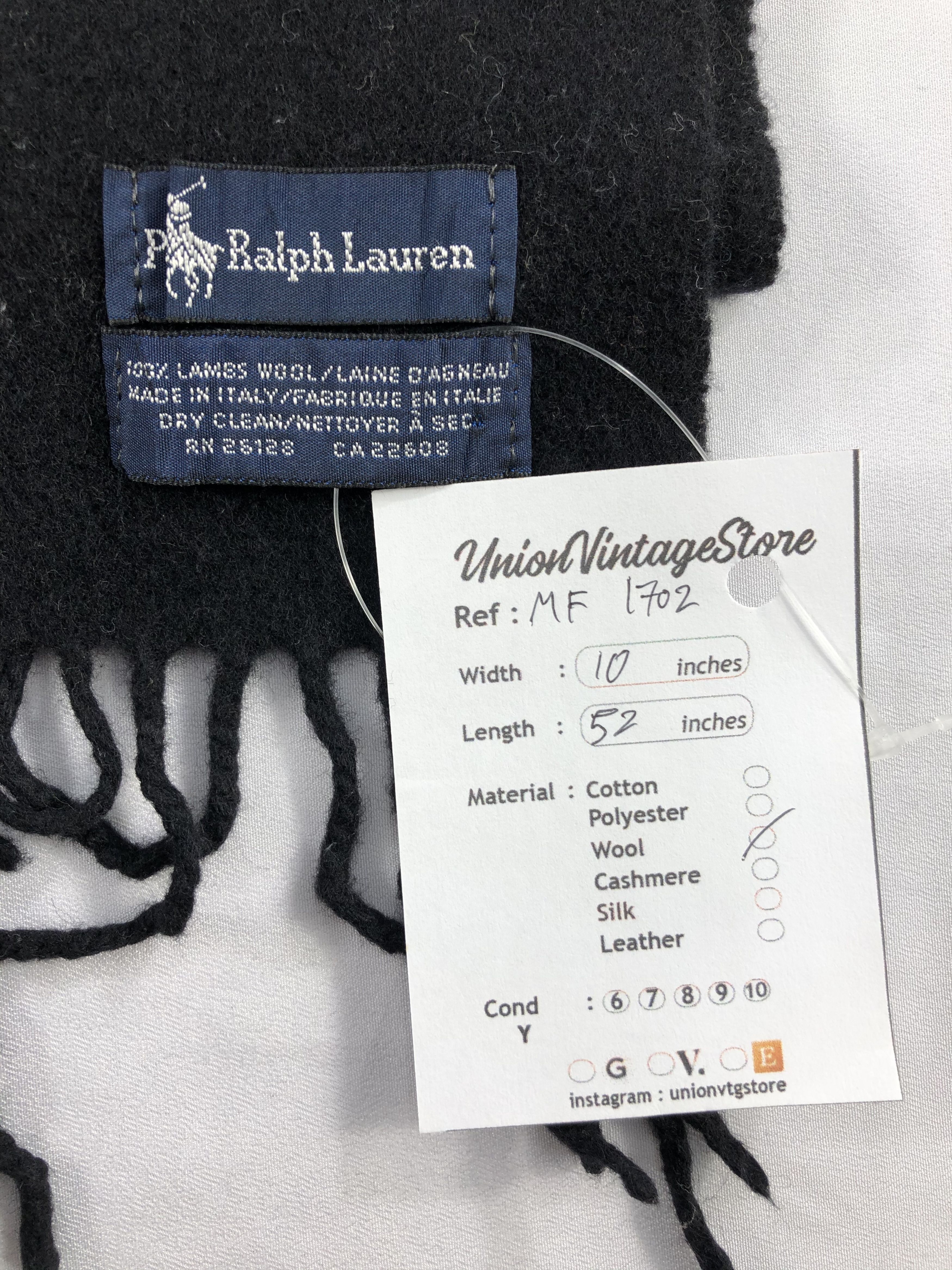 Polo Ralph Lauren Vintage Polo Ralph Lauren Scarf/Muffler/Neckwear MF1702 Size ONE SIZE - 6 Thumbnail