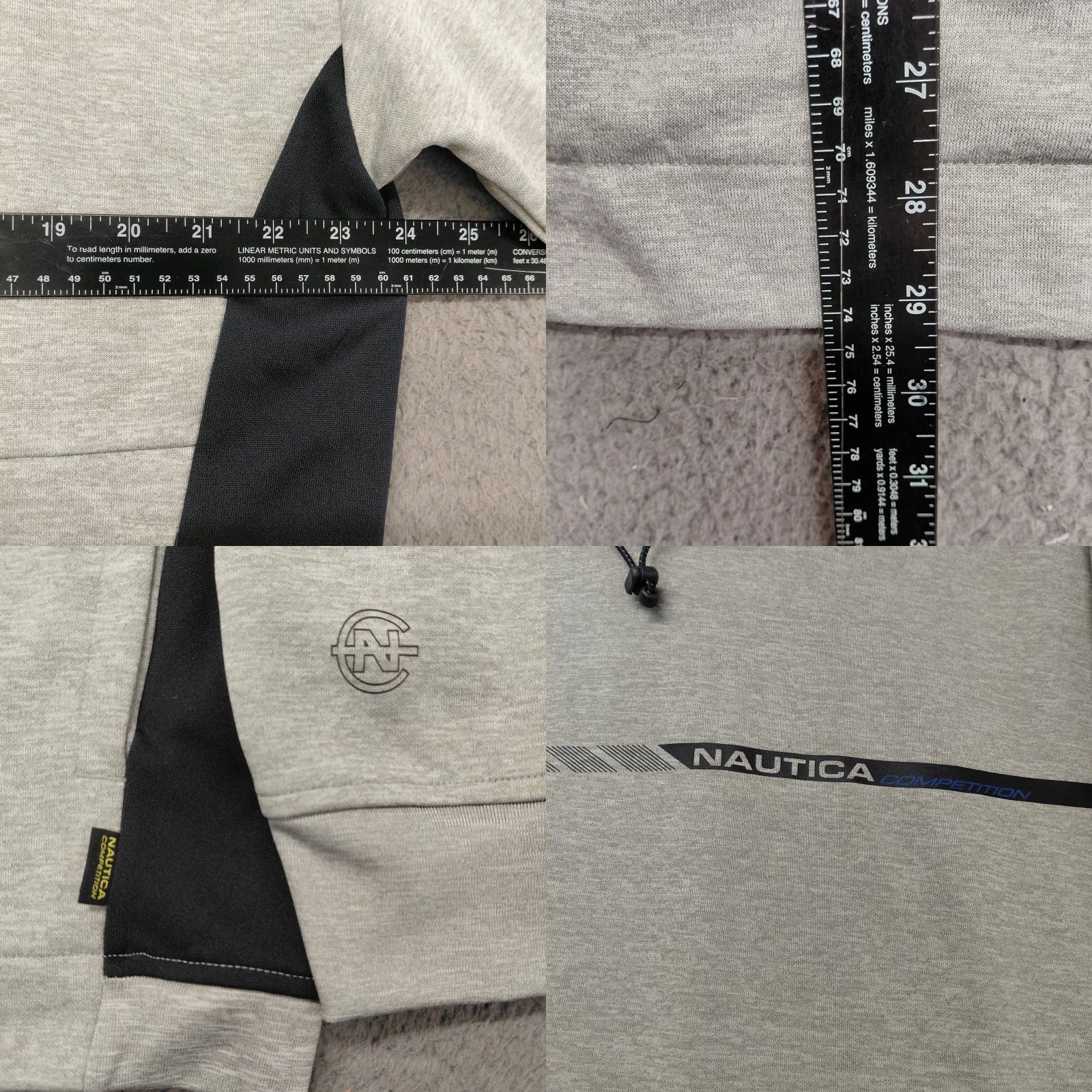 Nautica Nautica Competition Hoodie Men L Gray Colorblock Reissue-Logo Pullover Size US L / EU 52-54 / 3 - 9 Thumbnail