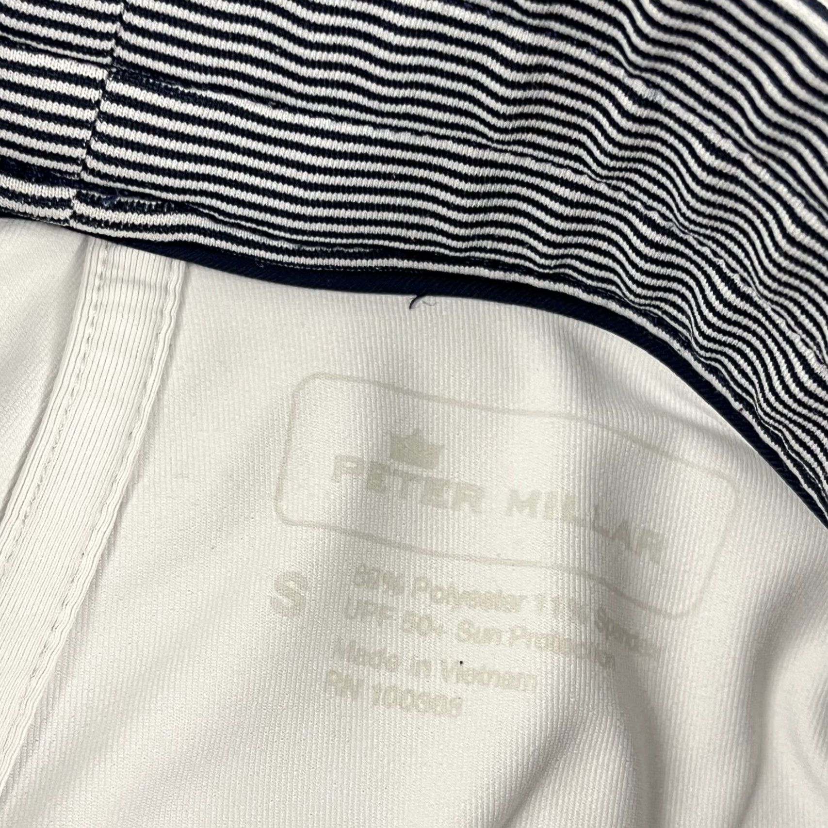 Peter Millar PETER MILLAR Skort Womens Small Blue White Striped Golf Tennis Short Preppy UPF Shirt Size 28" / US 6 / IT 42 - 2 Thumbnail