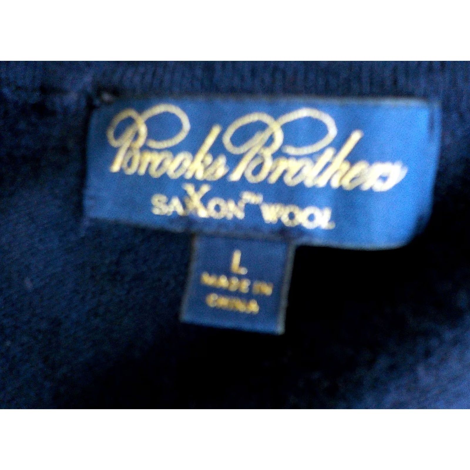 Brooks Brothers BROOKS BROTHERS LS Pullover V-Neck Sweater Navy XS? Not provided Size US L / EU 52-54 / 3 - 4 Thumbnail
