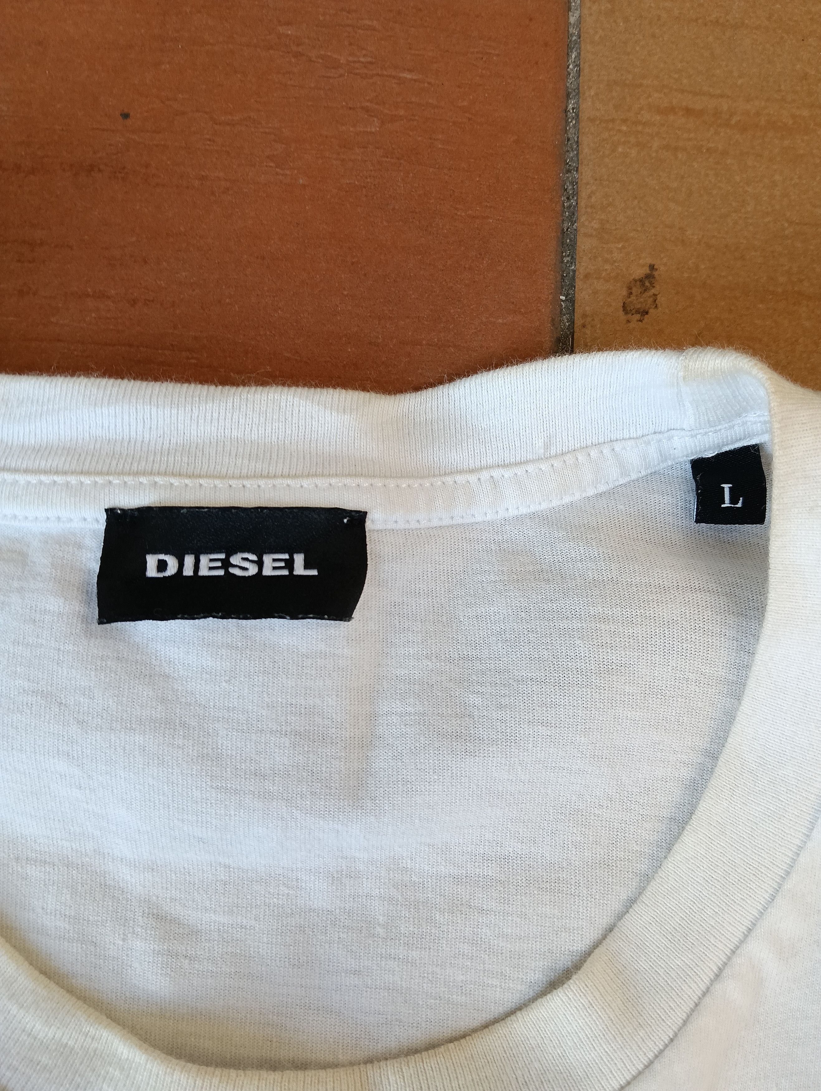 Diesel White t-shirts Diesel Industrial inc. Size US M / EU 48-50 / 2 - 3 Thumbnail