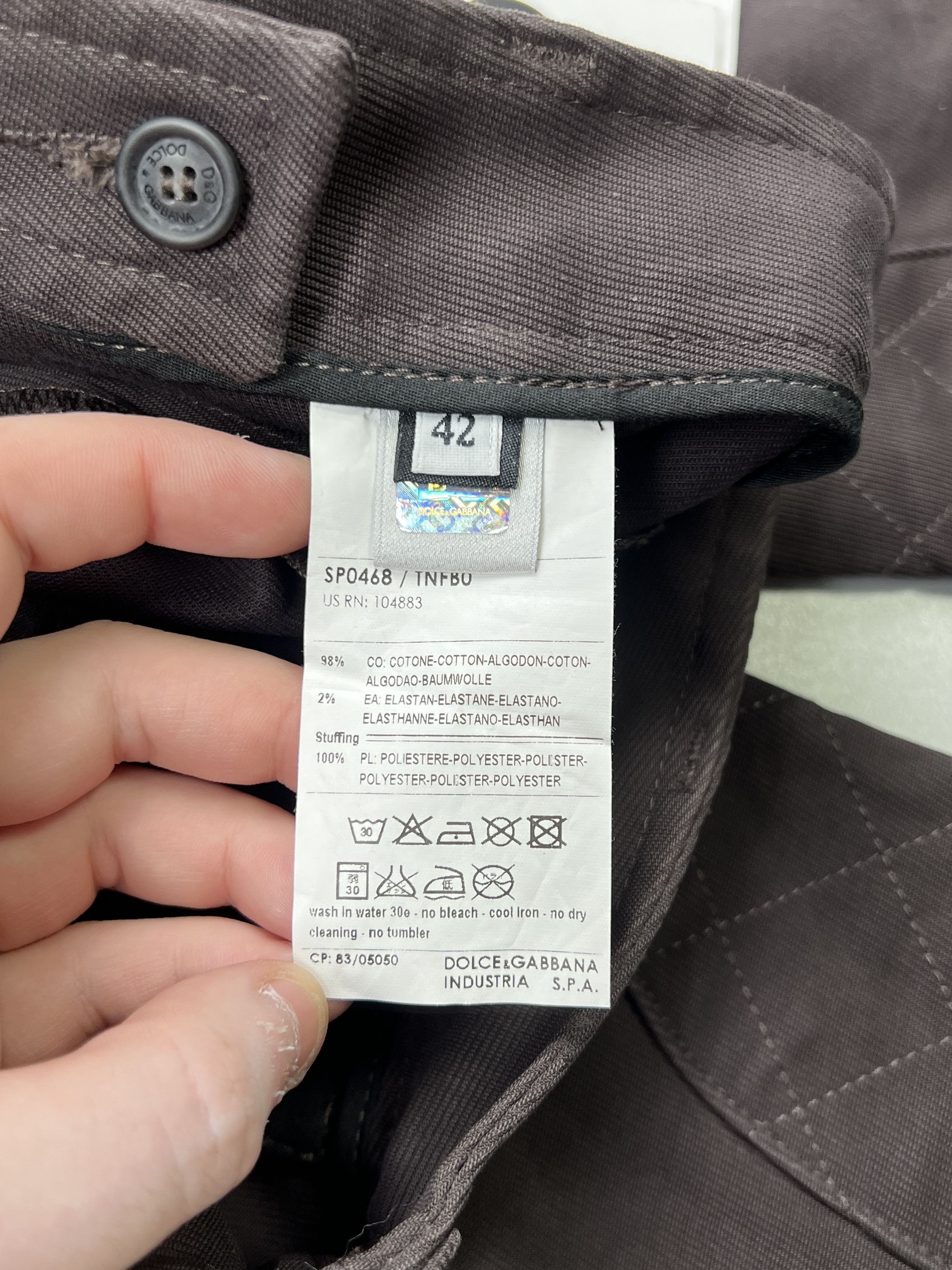 Dolce & Gabbana NWT Dolce & Gabbana Riding Pants (Y0857) Size 28" / US 6 / IT 42 - 8 Thumbnail