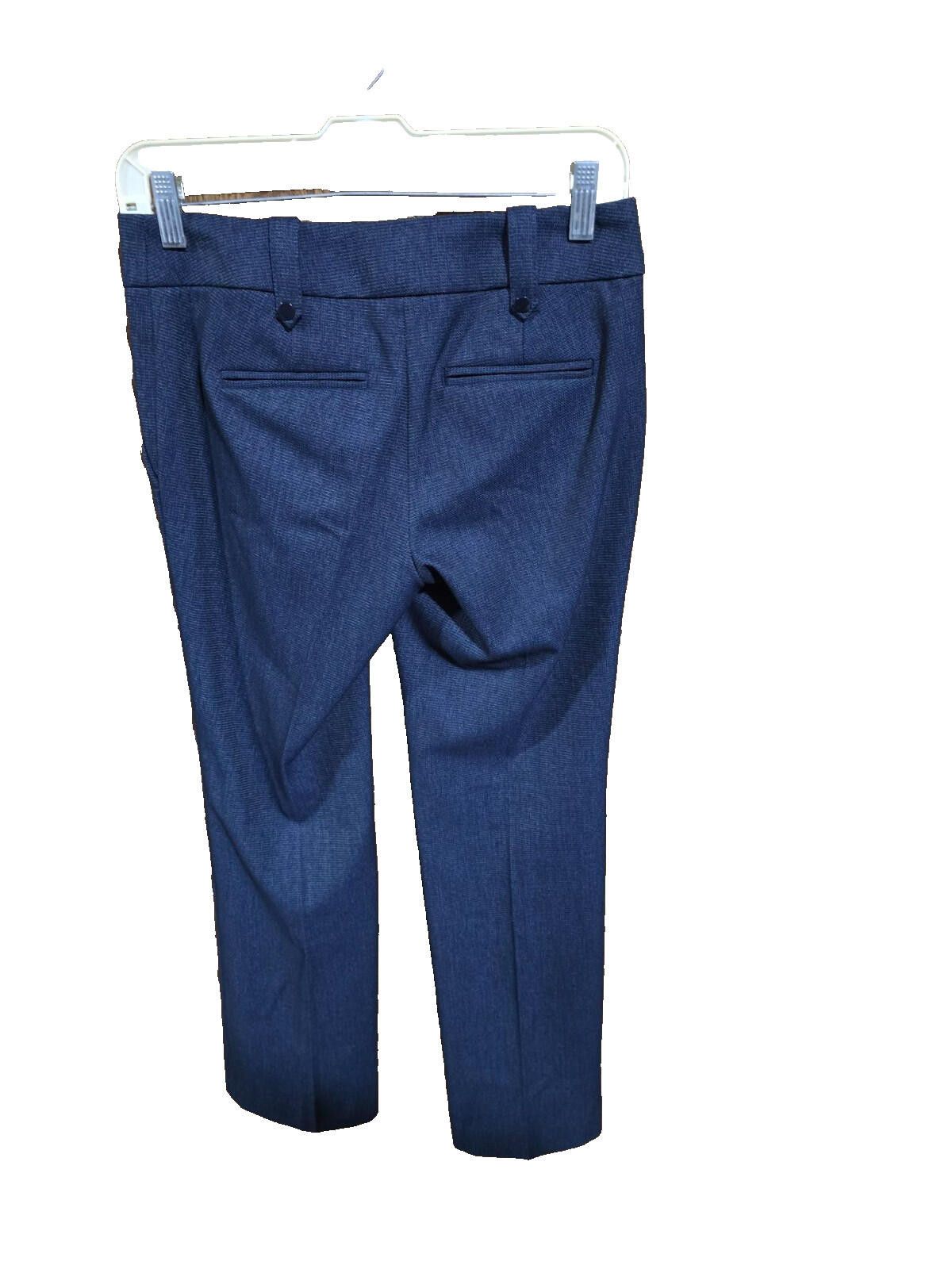 Other Loft Petite's Navy Blue Tweed Trousers Size 00P Size 24" / US 00 / IT 34 - 4 Thumbnail