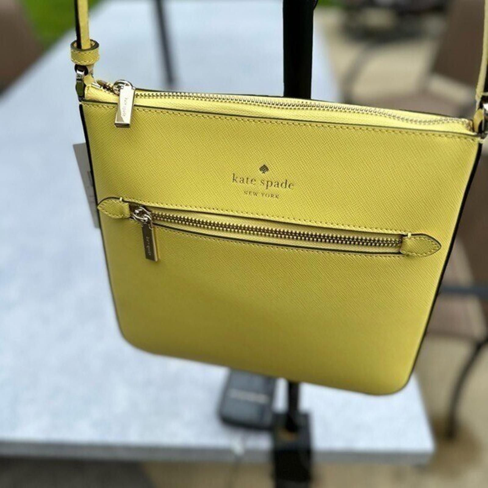 Other Kate Spade Sadie North South Crossbody Leather Yellow Size ONE SIZE - 1 Thumbnail