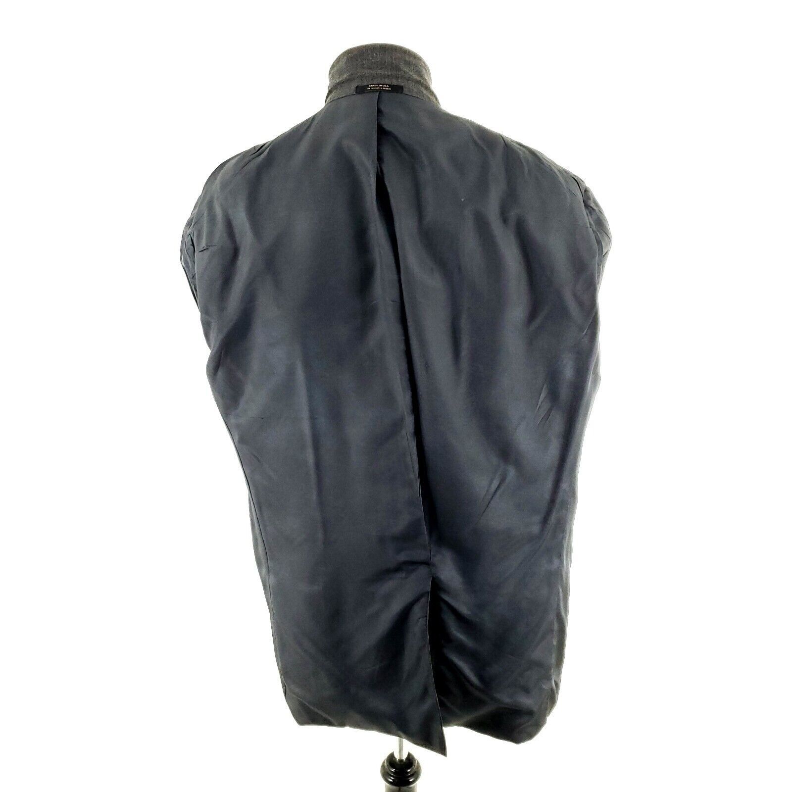 Hart Schaffner Marx Hart Schaffner Marx Comfort Plus Wool 2 Gold Button Blazer 4 Size 46L - 13 Thumbnail