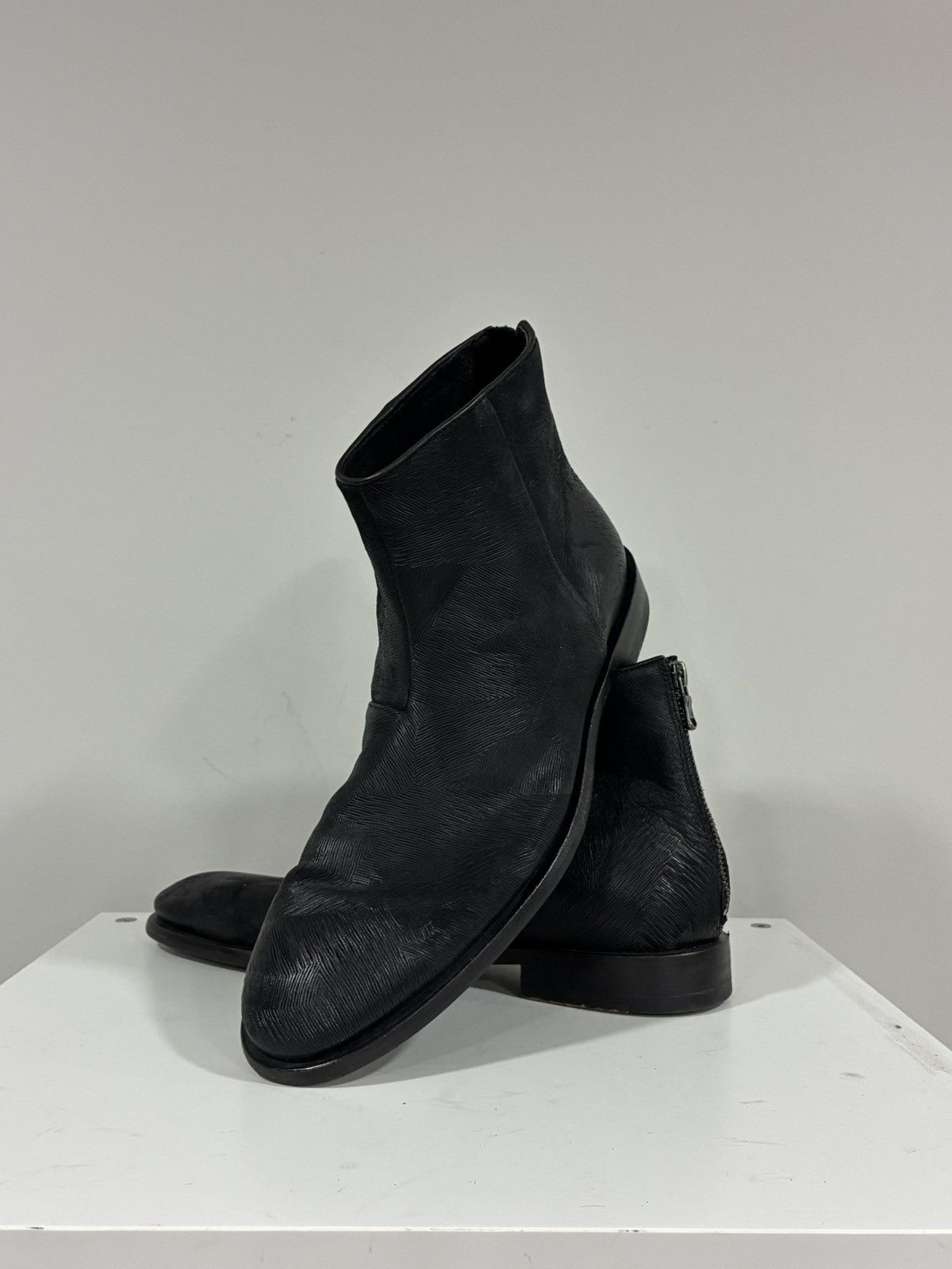 John Varvatos NYC Back Zip Boot Size US 9 EU 42 Size US 9 / EU 42 - 13 Thumbnail