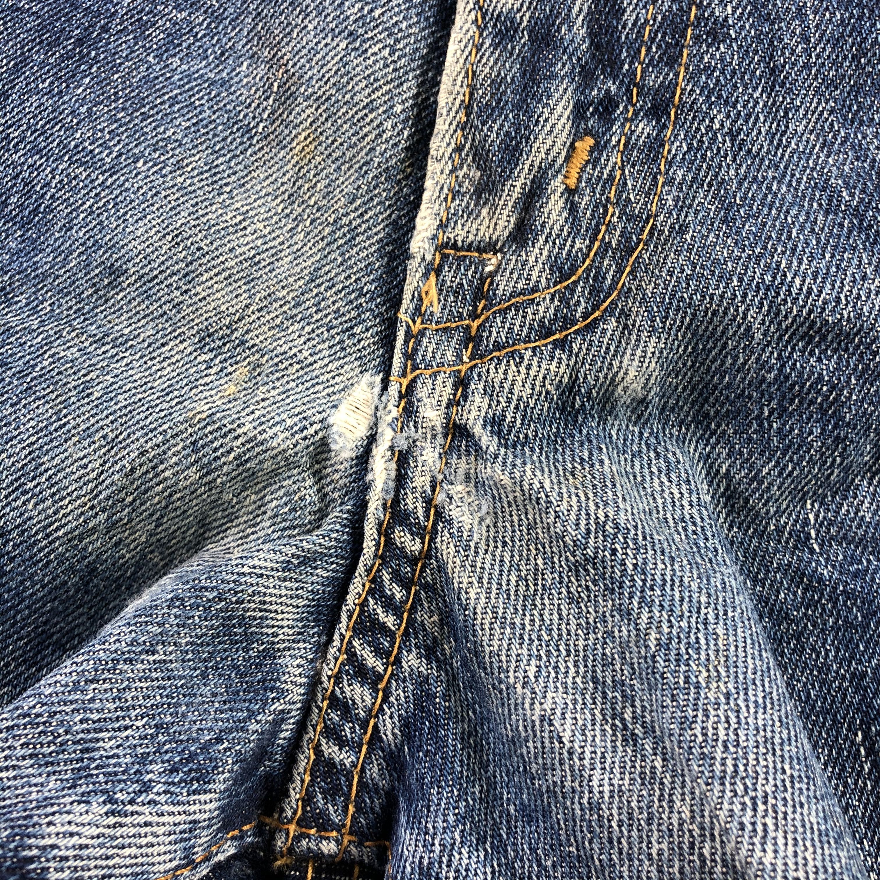 Big John Vintage Big John Faded Blue Denim KJ1452 Size US 30 / EU 46 - 8 Thumbnail