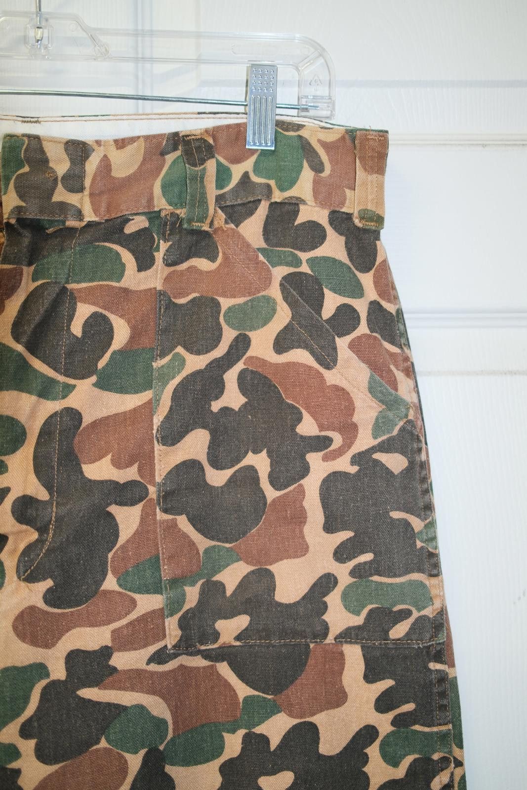 Vintage 70's Duck Camo Straight-Leg-Pant Size 36" / US 14 / IT 50 - 3 Thumbnail