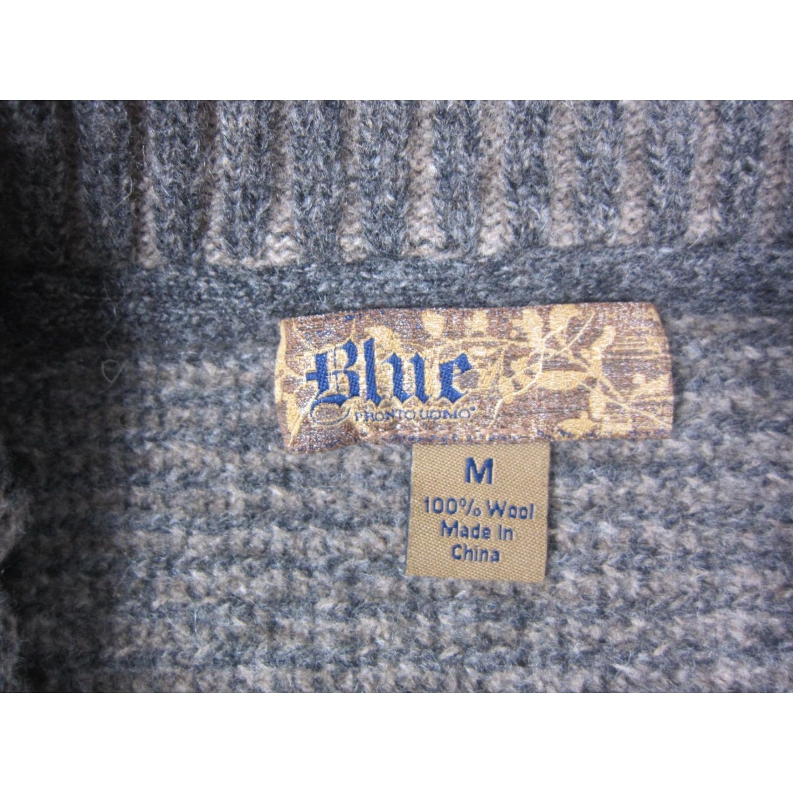 Pronto Uomo Pronto Uomo Sweater Shirt Men M Gray 1/4 Zip Wool Knit Pullover Vintage-Style PullOver Casual Knitwear Pullover Mens Size M Gray Wool Zipper Accent Size US M / EU 48-50 / 2 - 3 Thumbnail