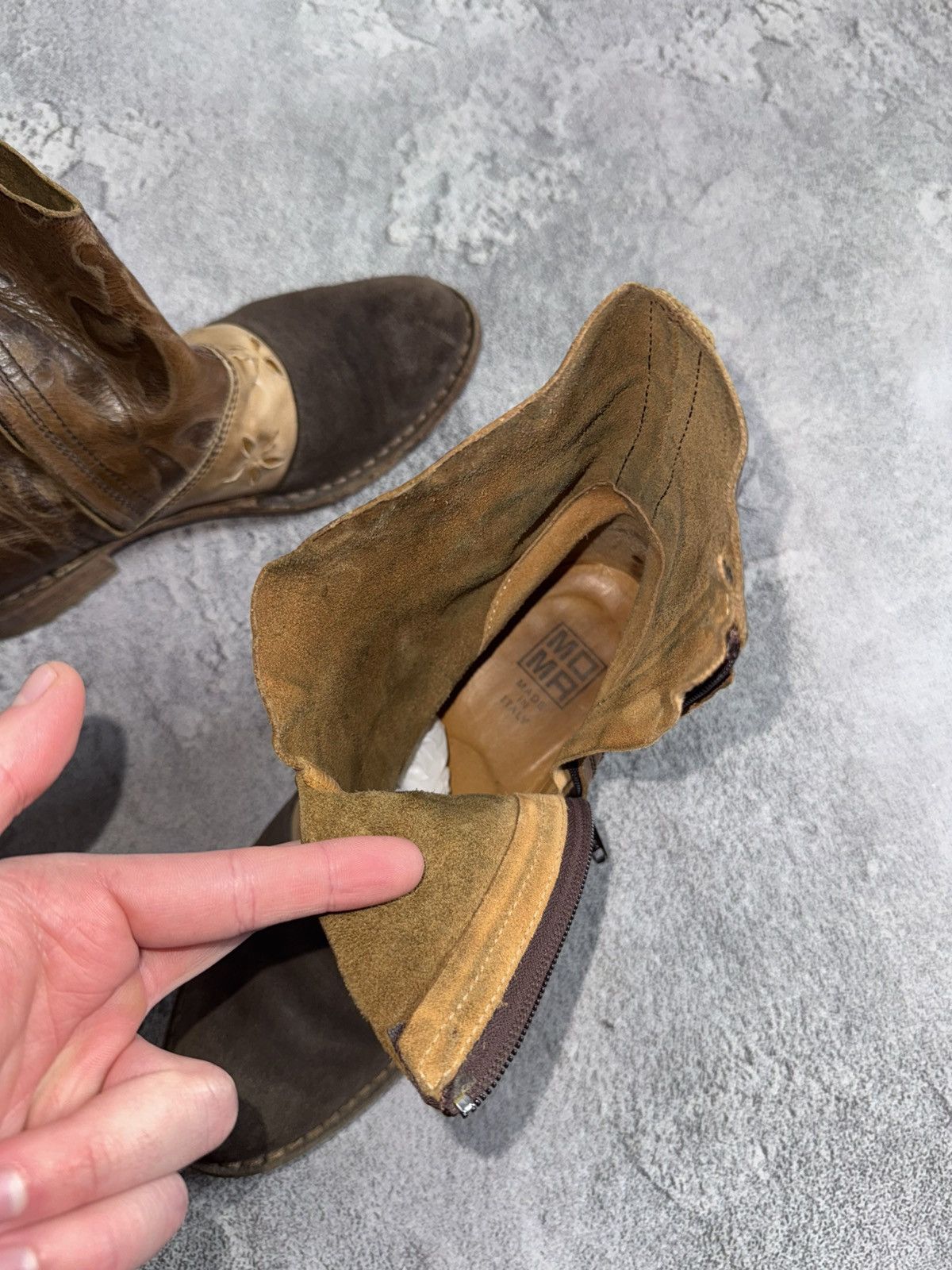 MoMA MOMA 38.5 wester cowboy shoes boots avantgarde retro Size US 8.5 / IT 38.5 - 22 Thumbnail