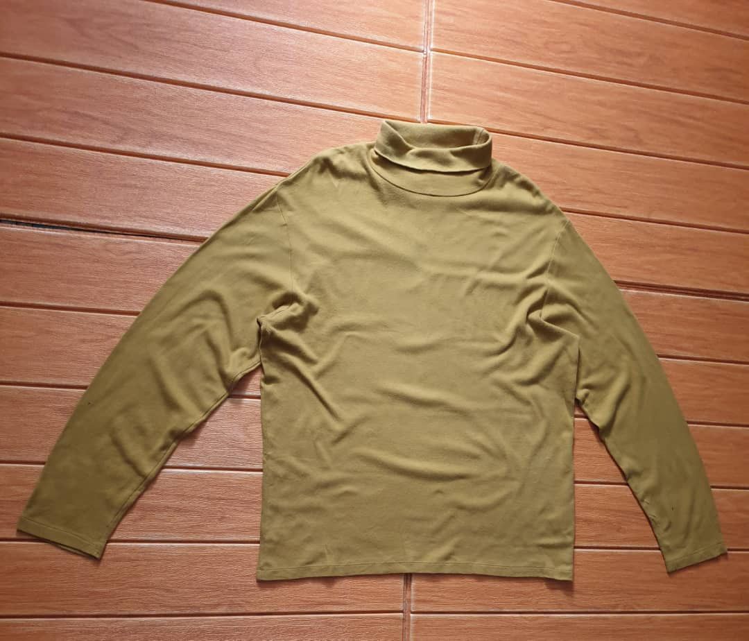 Japanese Brand Gu turtle neck longsleeve shirt Size US XL / EU 56 / 4 - 5 Thumbnail