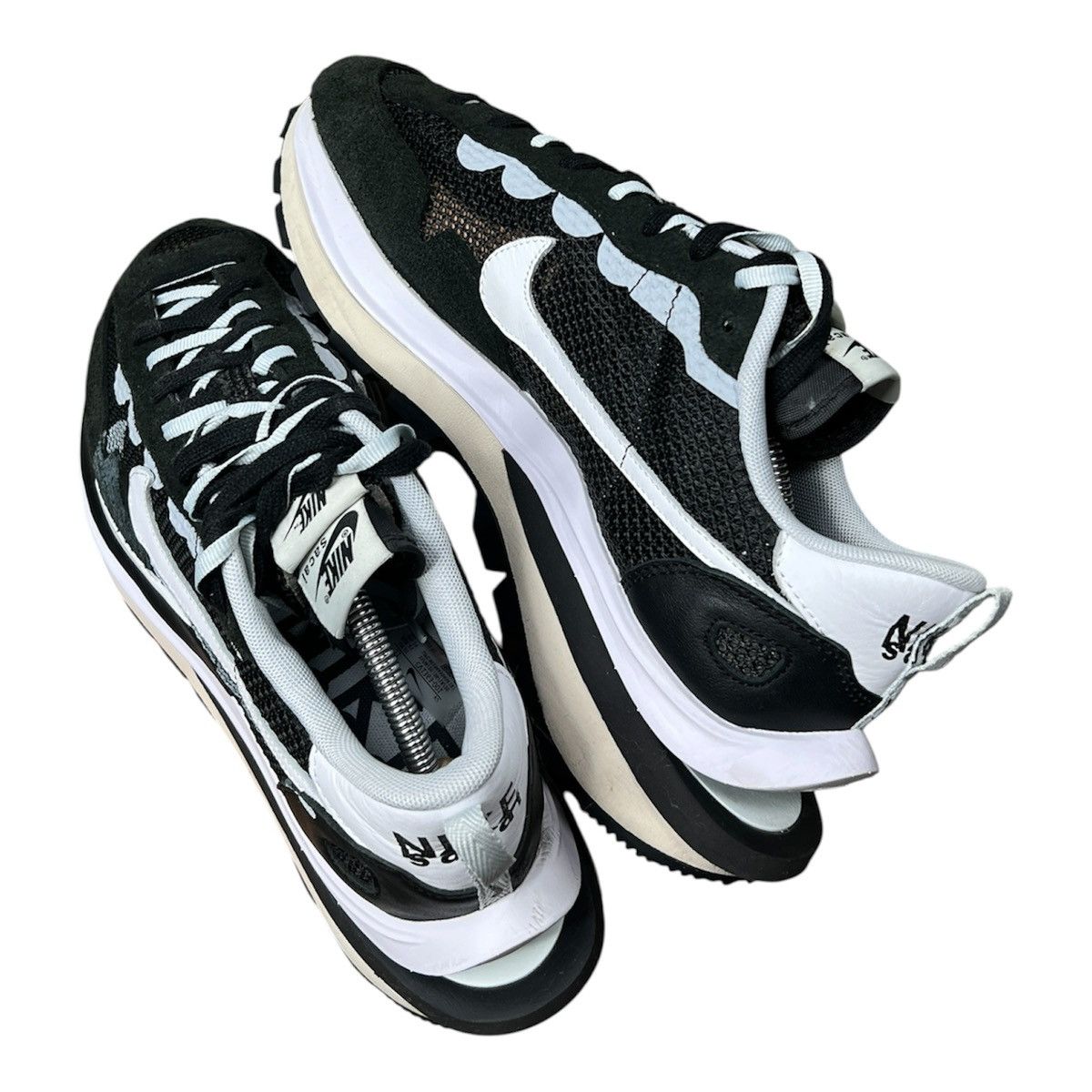 Nike × Sacai Nike VaporWaffle Black X Sacai Mens US 11 CV1363-001 Shoes Size US 11 / EU 44 - 7 Thumbnail