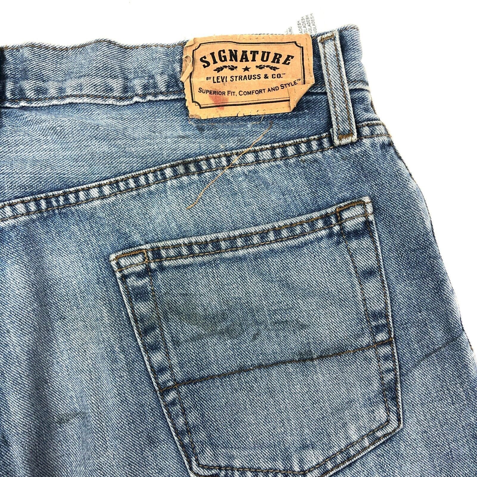 Levi's Levis Signature Bootcut Light Blue Jeans Pants Size 36x34 B2 Size US 36 / EU 52 - 9 Thumbnail