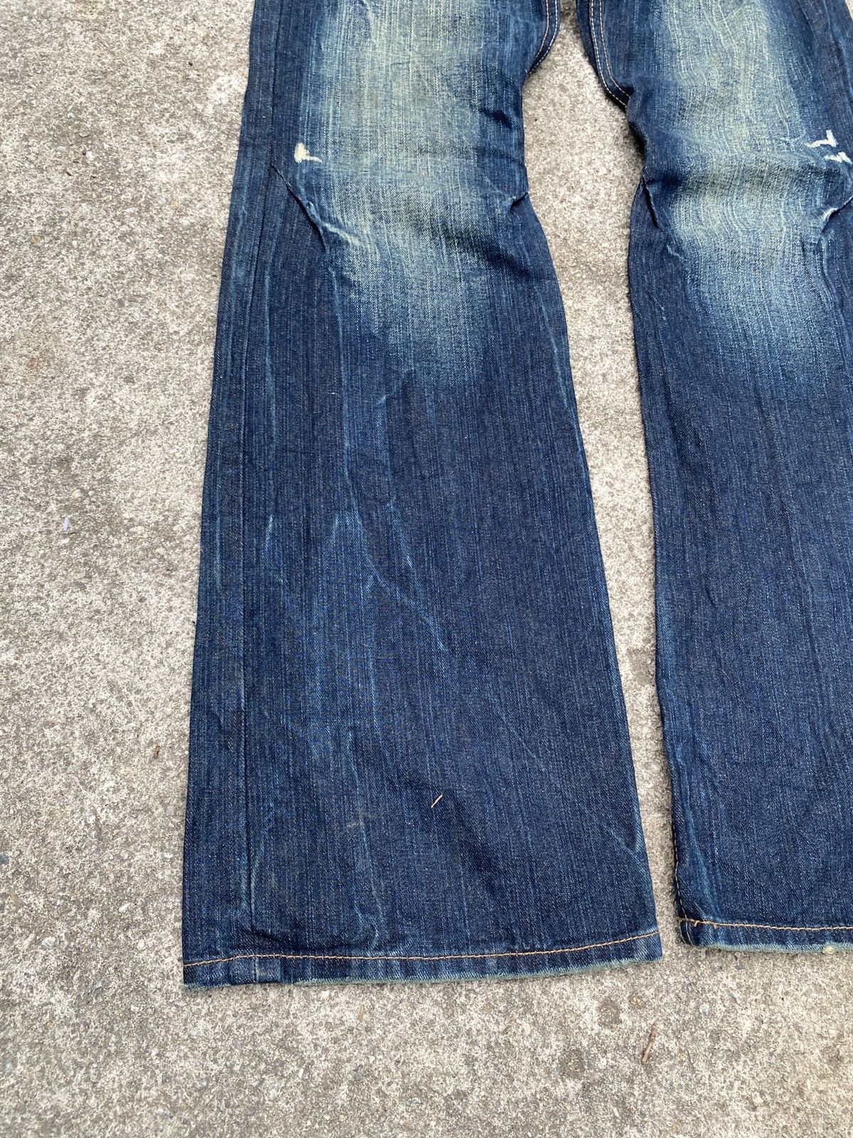 If Six Was Nine × Japanese Brand × Tornado Mart Root Three Japan Claw Mark Design Flare Denim Size US 30 / EU 46 - 4 Thumbnail