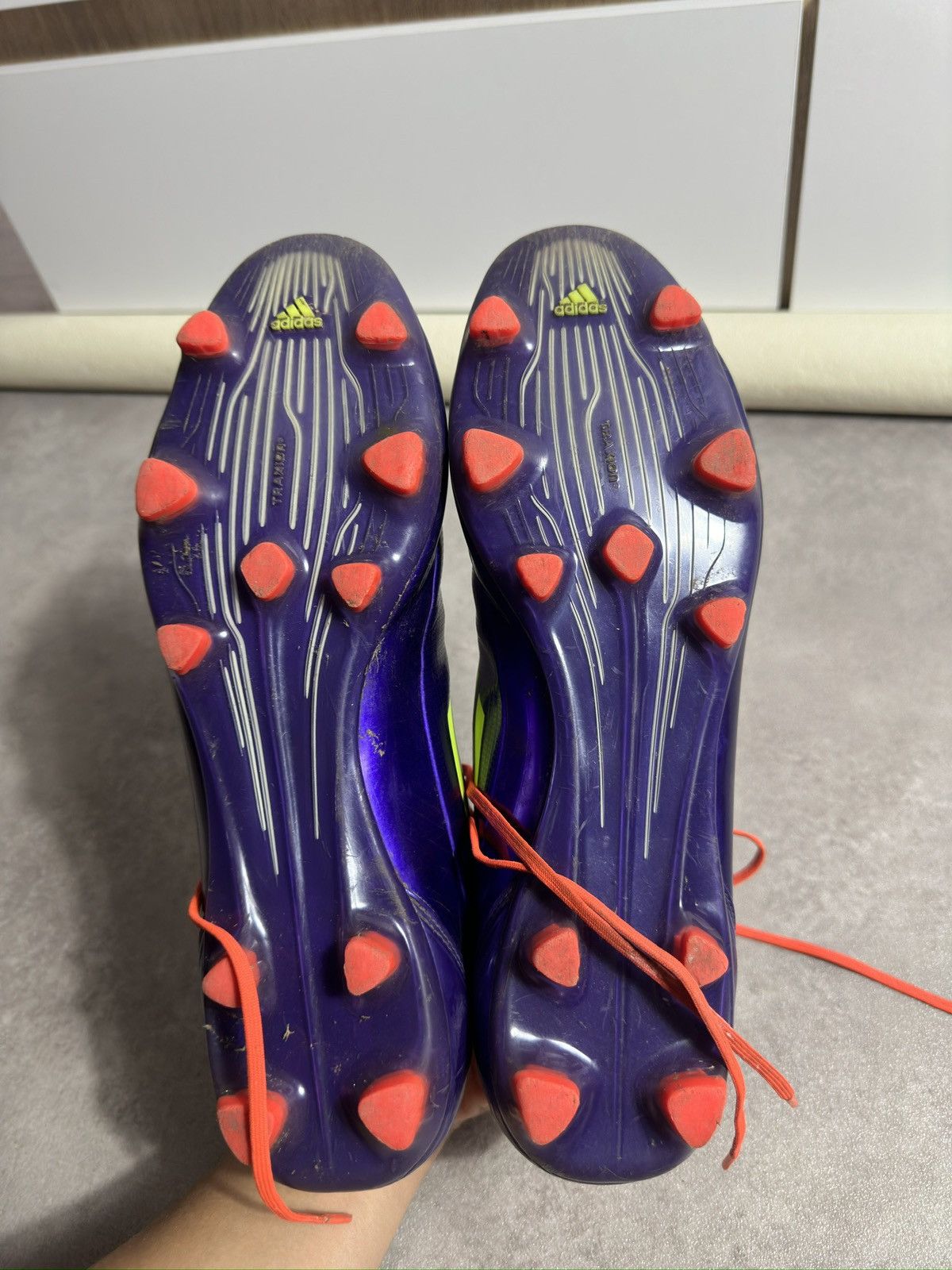 Adidas × Vintage Mens Vintage Boots Adidas F50 F30 2011 Size US 11.5 / EU 44-45 - 6 Thumbnail