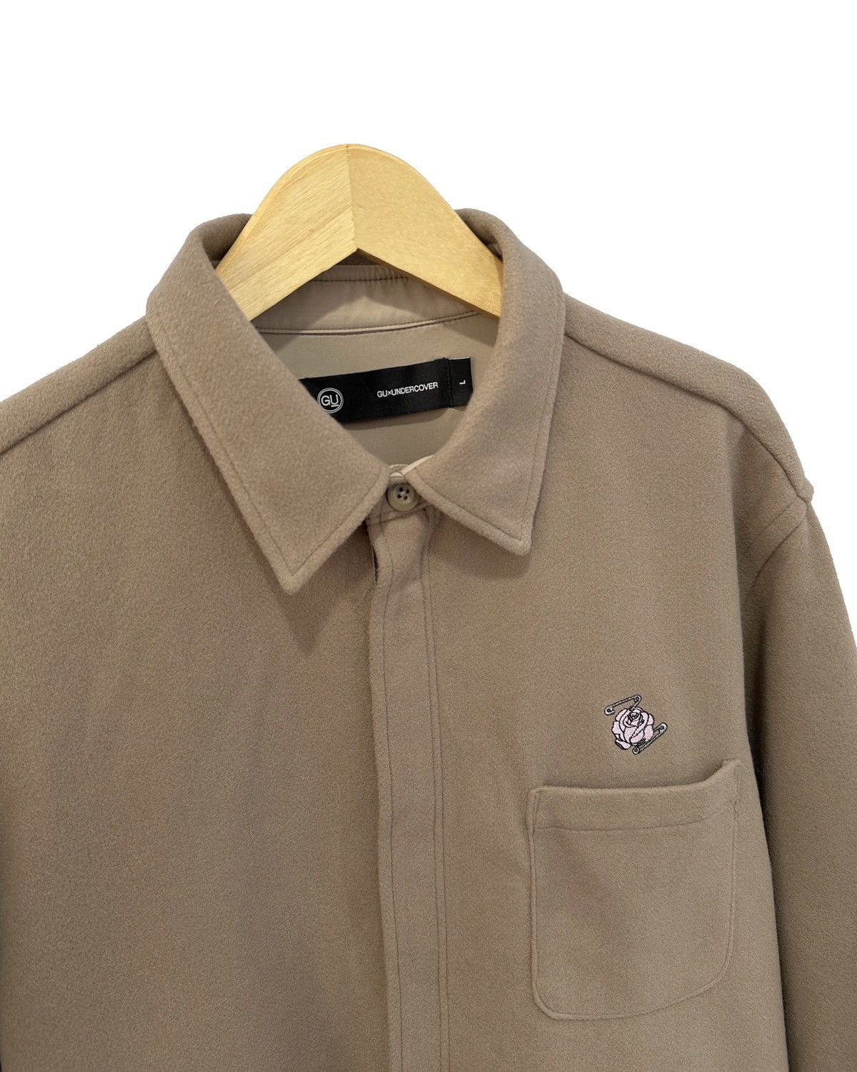 GU × Jun Takahashi × Undercover Gu x Undercover Knit Melton Long Shirt Size US L / EU 52-54 / 3 - 2 Thumbnail