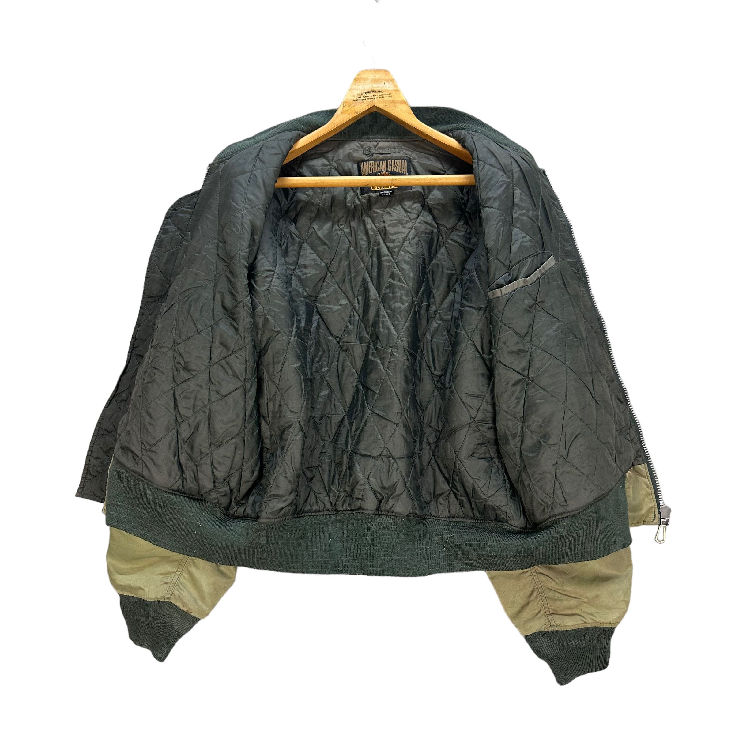 Vintage TRASHED🔥 WORLD RESORT CLUB AMERICAN CASUAL BOMBER #7838-181 Size US L / EU 52-54 / 3 - 11 Thumbnail