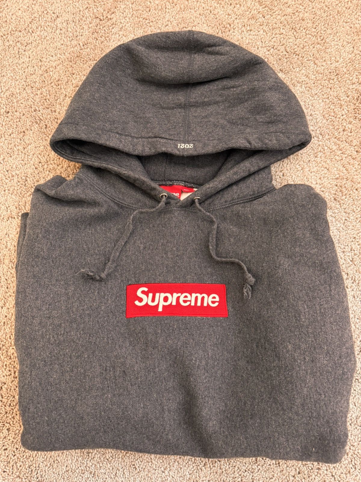 Supreme Supreme box logo hoodie 2021 Size US L / EU 52-54 / 3 - 7 Thumbnail