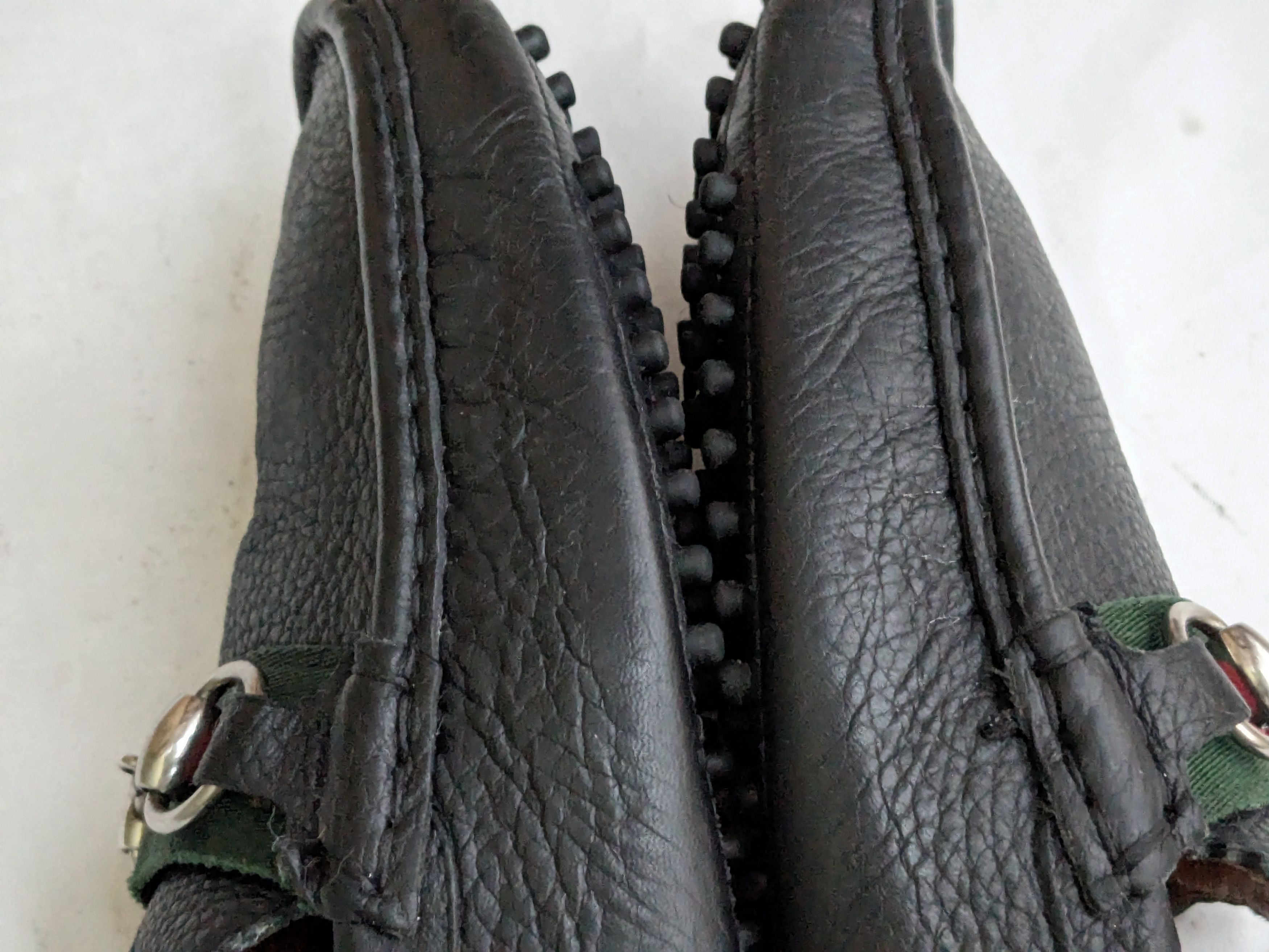 Gucci Gucci Horsebit Driving Loafers Black Leather 10.5 Slip On Size US 10.5 / EU 43-44 - 7 Thumbnail