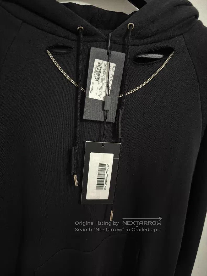 Saint Laurent Paris Saint Laurent Paris Black Samurai Cotton Destroyed Chain H Size US S / EU 44-46 / 1 - 3 Thumbnail