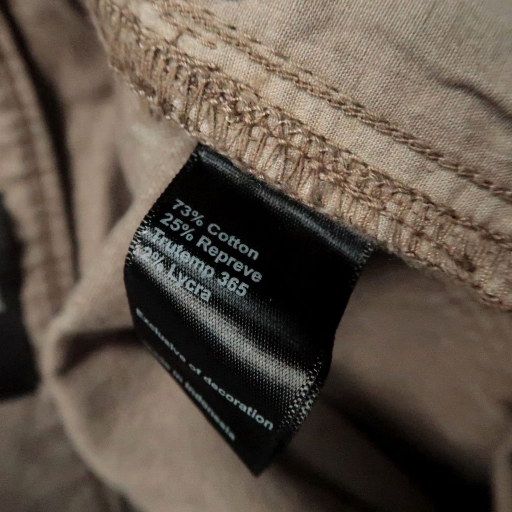 Vintage Proof Pants Mens 31x30 Brown Rover 5 Pocket Stretch Canvas Slim Fit Chino Pants Size US 31 - 6 Thumbnail