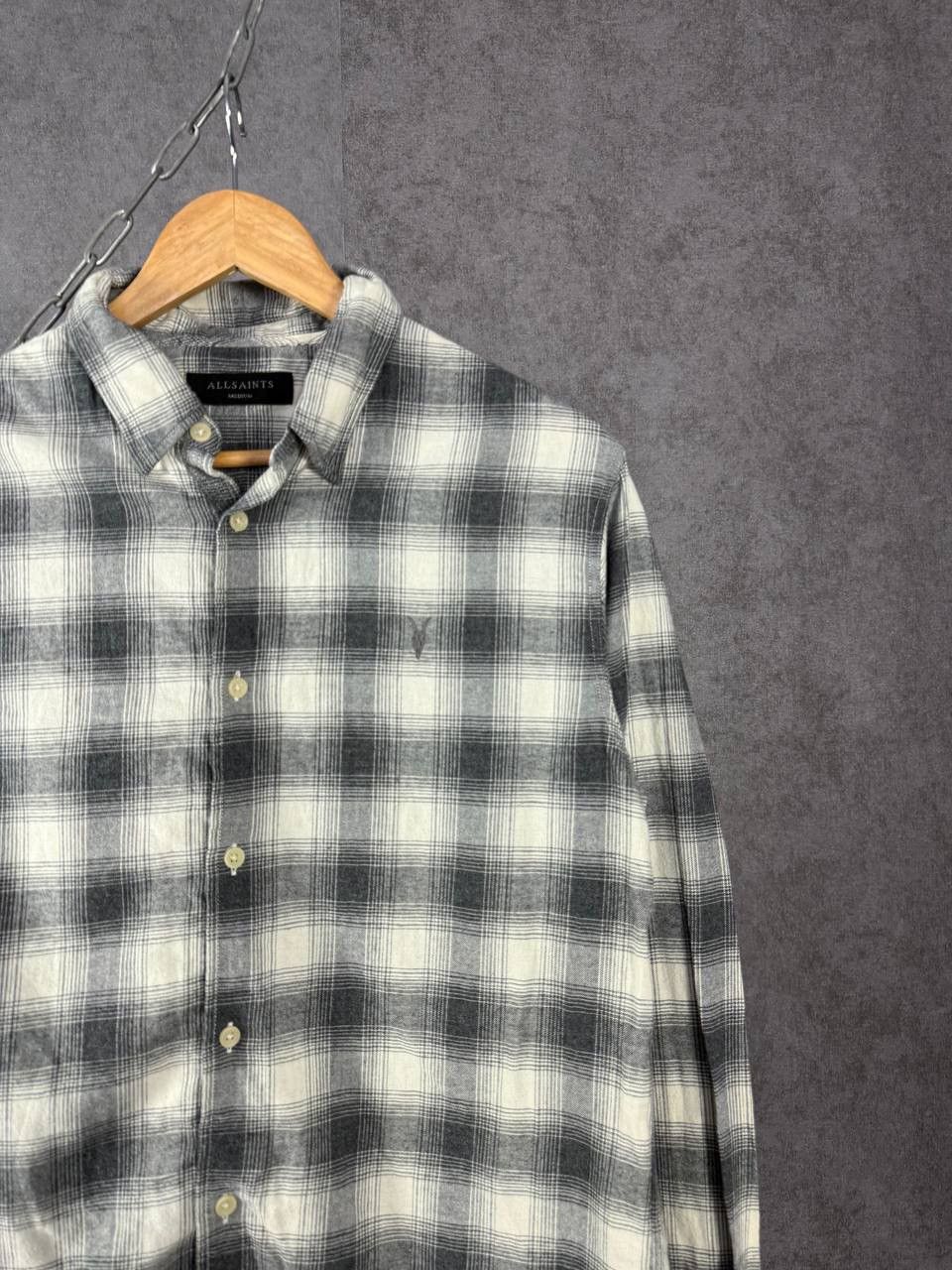 Allsaints Allsaints designer logo shirt Size US M / EU 48-50 / 2 - 2 Thumbnail