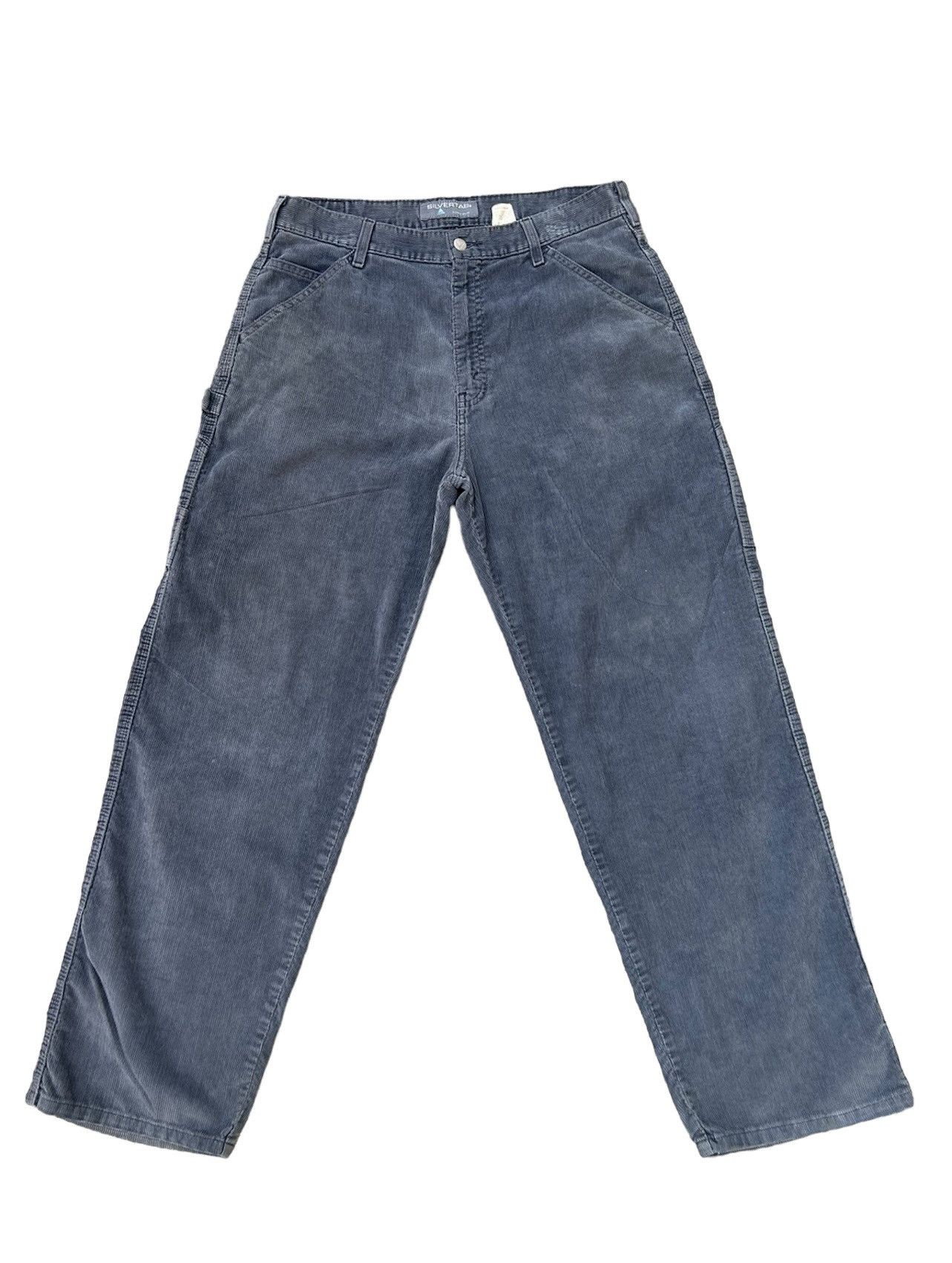 Levi's × Vintage Vintage 2001 Levi’s Silvertab Sun Faded Corduroy Work Pant Size US 33 - 1 Thumbnail