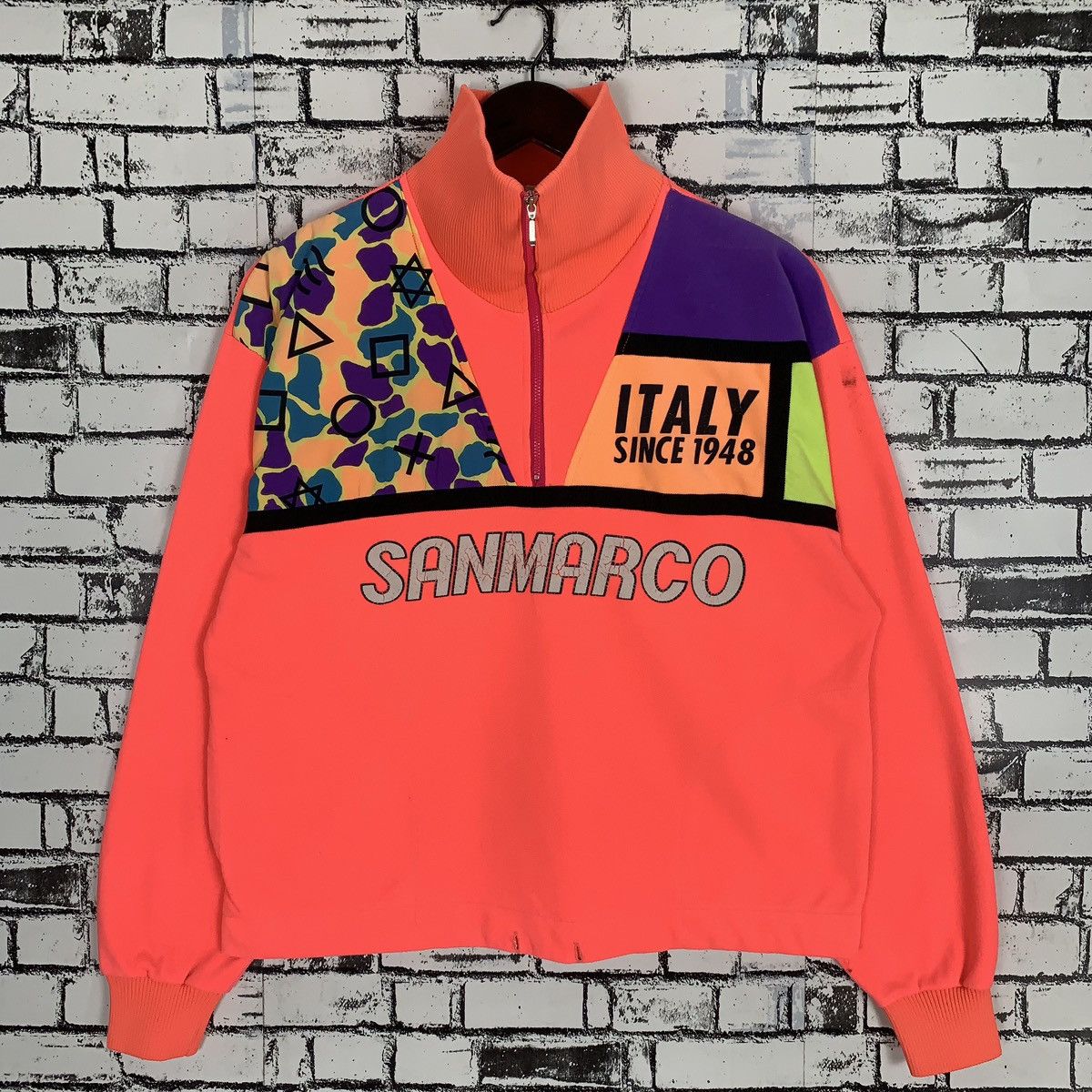 Vintage Vintage San Marco Italy 1948 Pullover San Marco Hulf Zip Size M / US 6-8 / IT 42-44 - 2 Thumbnail