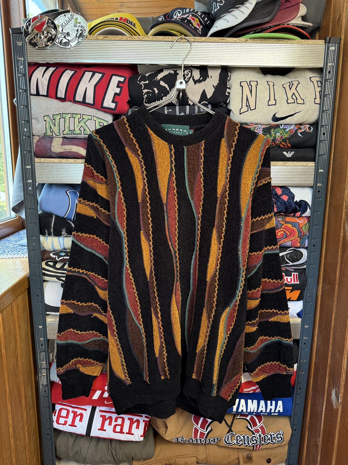 Coogi × Tundra Canada × Vintage COOGI style 3D Cable Knitwear TUNDRA Sweater Size US L / EU 52-54 / 3 - 1 Thumbnail