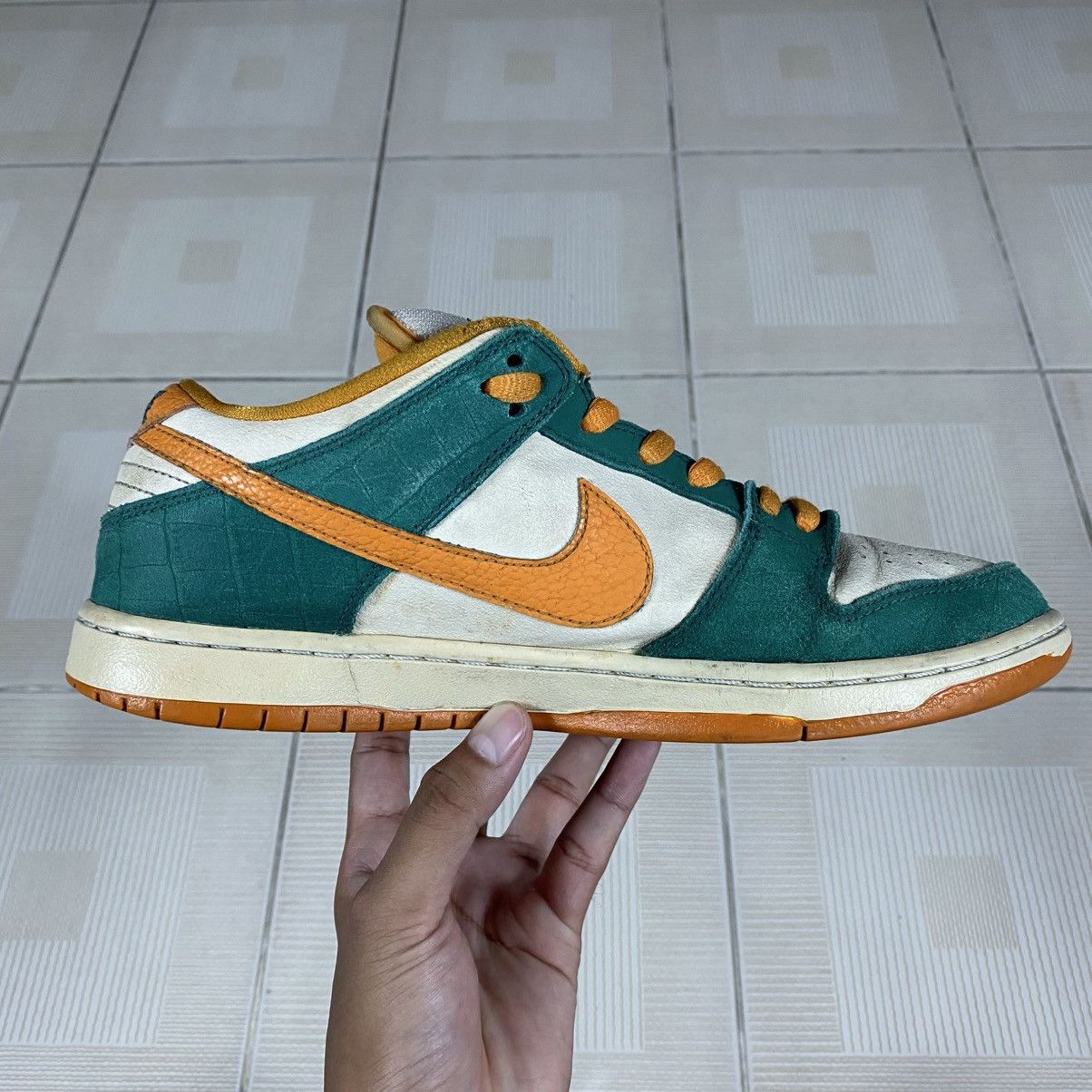 Nike SB Dunk Low Legion Pine 2013 Size US 8.5 / EU 41-42 - 7 Thumbnail