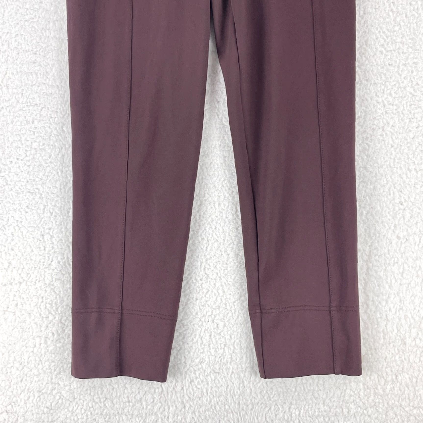Vintage Betabrand Brown Straight Ankle Leg Dress Pant Womens Belted Mid-Rise PS Pant Brown Straight Ankle Leg Dress Pants Belted Mid-Rise Women PS Size 28" / US 6 / IT 42 - 3 Thumbnail