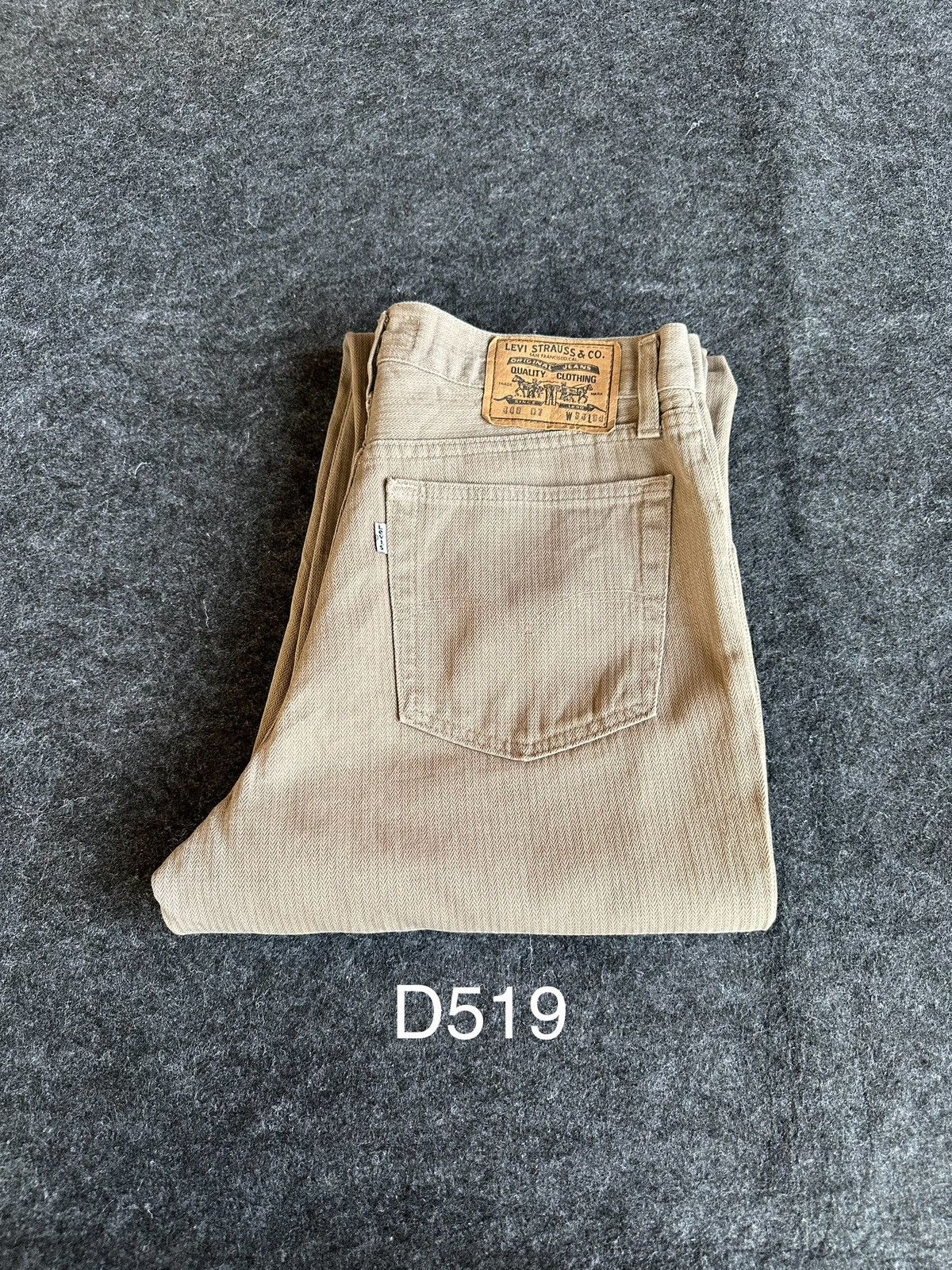 Levi's Limited Levis 443 Italy Brown Vintage Denim D519 Size US 32 / EU 48 - 19 Thumbnail