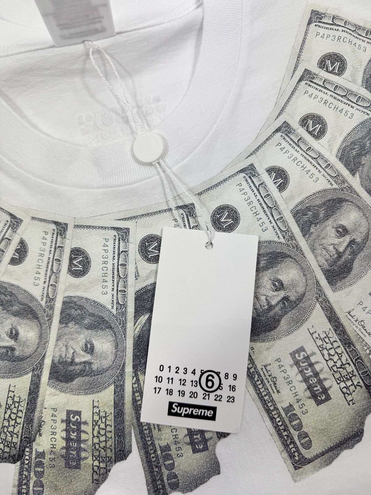 Supreme x MM6 MONEY PRINT T-SHIRT Size US L / EU 52-54 / 3 - 4 Thumbnail
