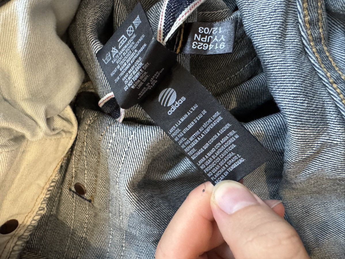 Y-3 Y-3 'SS/2004' RUNWAY 3-Stripe LOGO Blue Denim JEANS Sz 34 Size US 34 / EU 50 - 22 Thumbnail