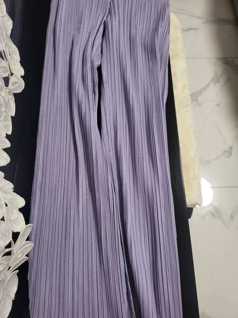 Issey Miyake Issey Miyake JF144 Lavender Pleated Pants - dmc Size US 30 / EU 46 - 1 Thumbnail