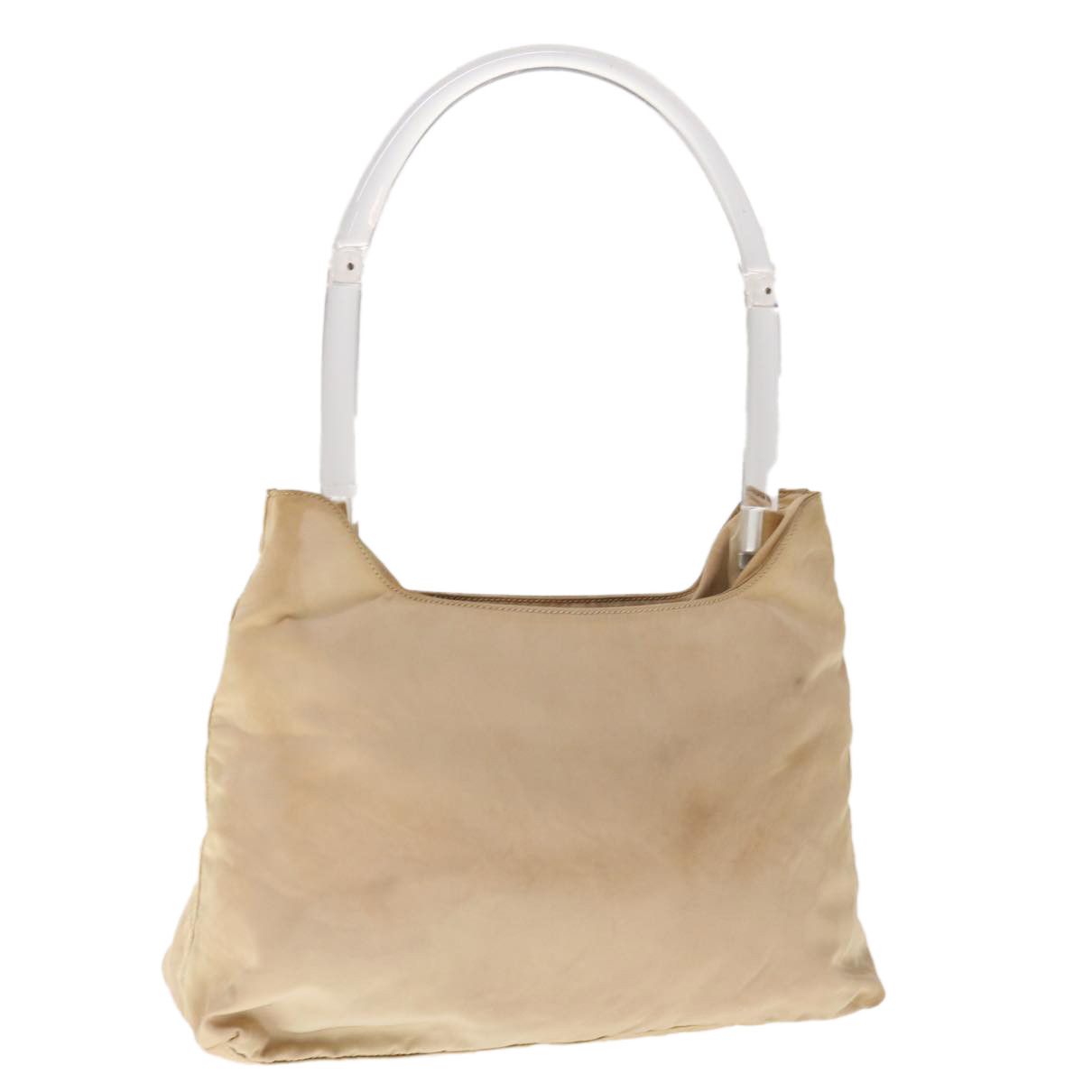 Prada Beige Synthetic Shoulder Bag (Pre-Owned) Size ONE SIZE - 1 Thumbnail