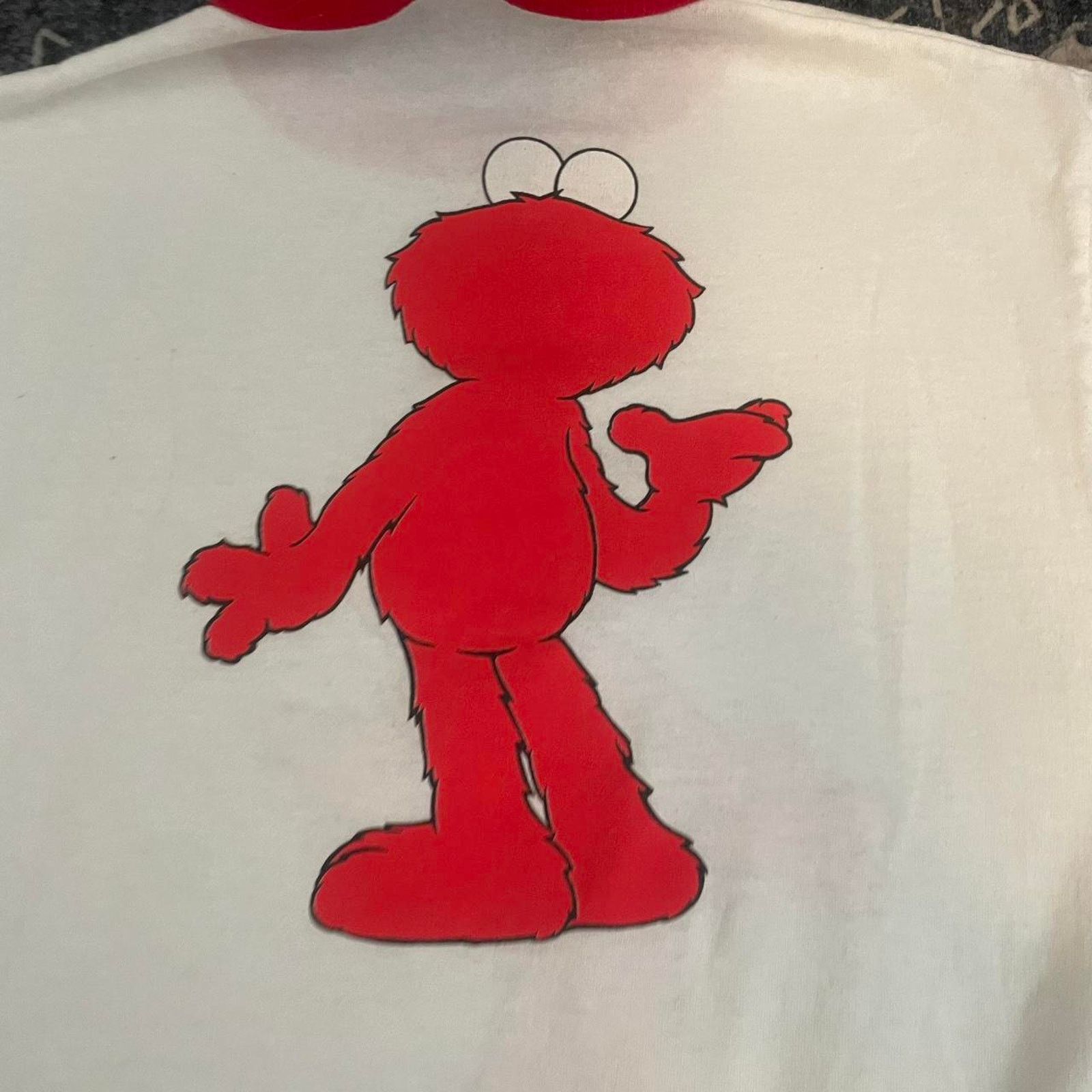 Changes 1985 vintage Elmo Sesame Street Changes tag ringer tee large Size US L / EU 52-54 / 3 - 5 Thumbnail